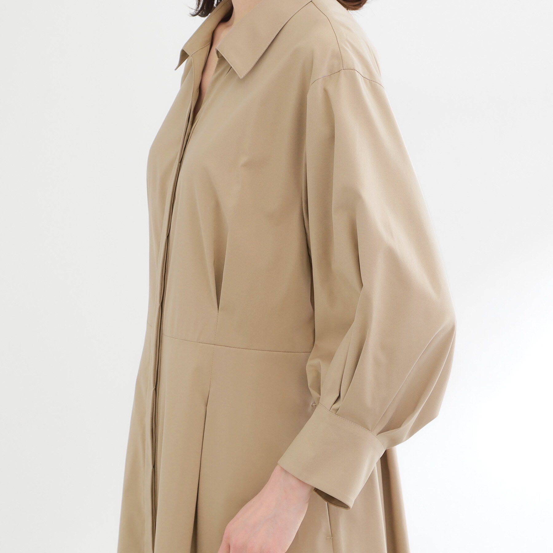 Reflect「タイプライターシャツロングワンピース」|ワンピース|