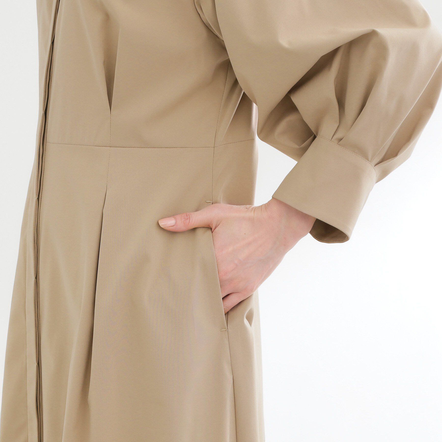 Reflect「タイプライターシャツロングワンピース」|ワンピース|