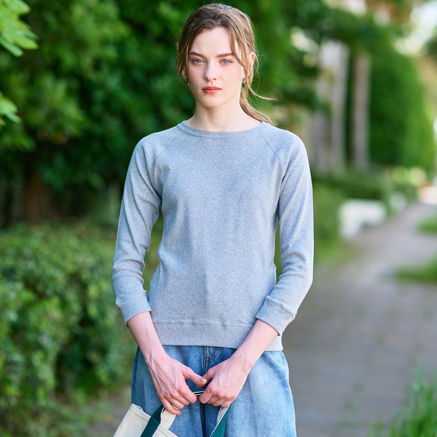 DRESSTERIOR「ラグランスリーブコットンプルオーバー」|パーカー|