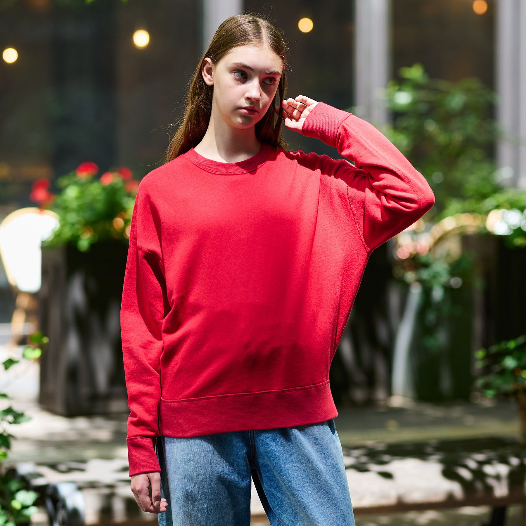 DRESSTERIOR「コットン裏毛プルオーバー」|パーカー|