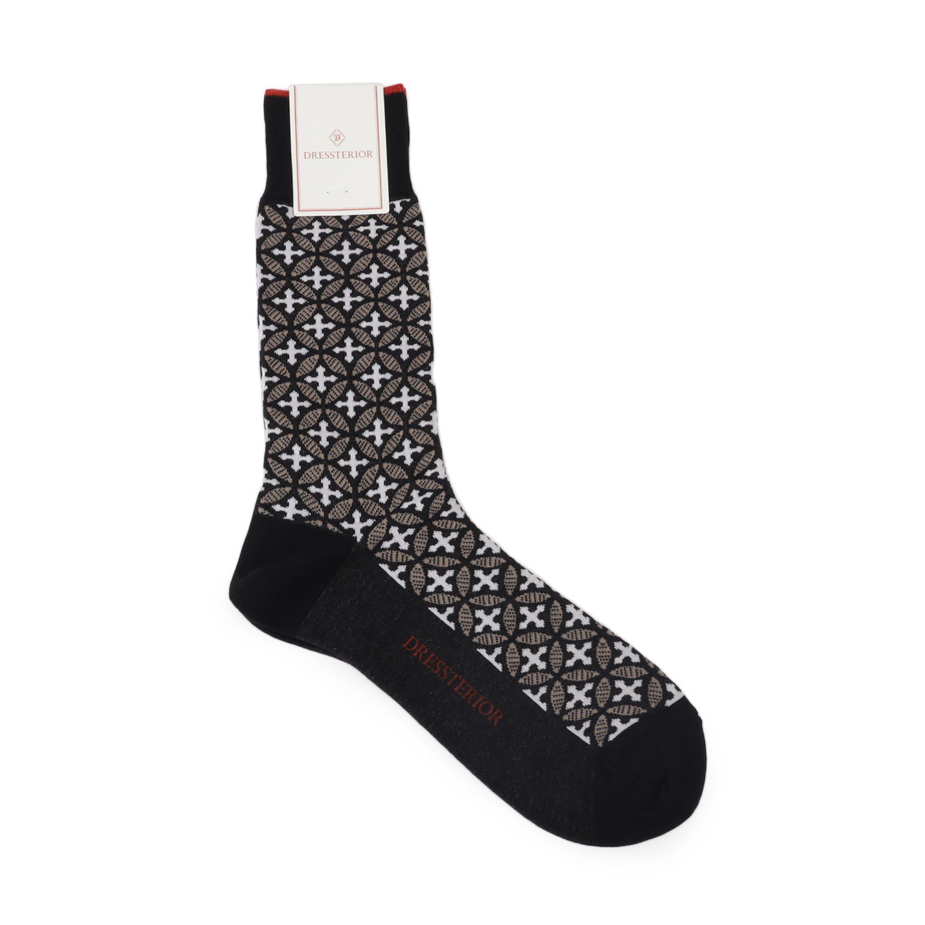 DRESSTERIOR「オーバーラップサークル ソックス」|ソックス|ベージュ(152)