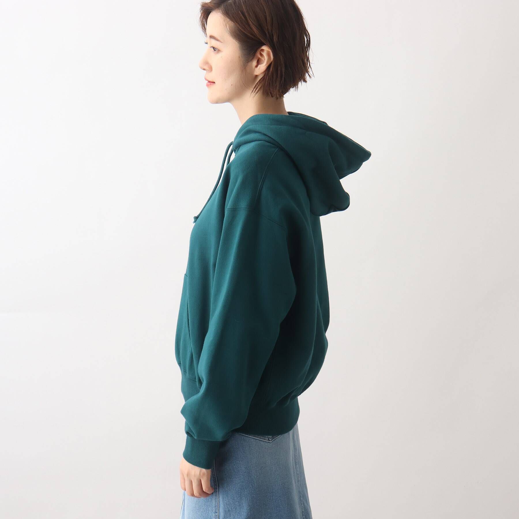 grove「【Wrangler（ラングラー）別注】オーバーサイズで旬なデザイン。裏毛フードプルオーバー」|パーカー|