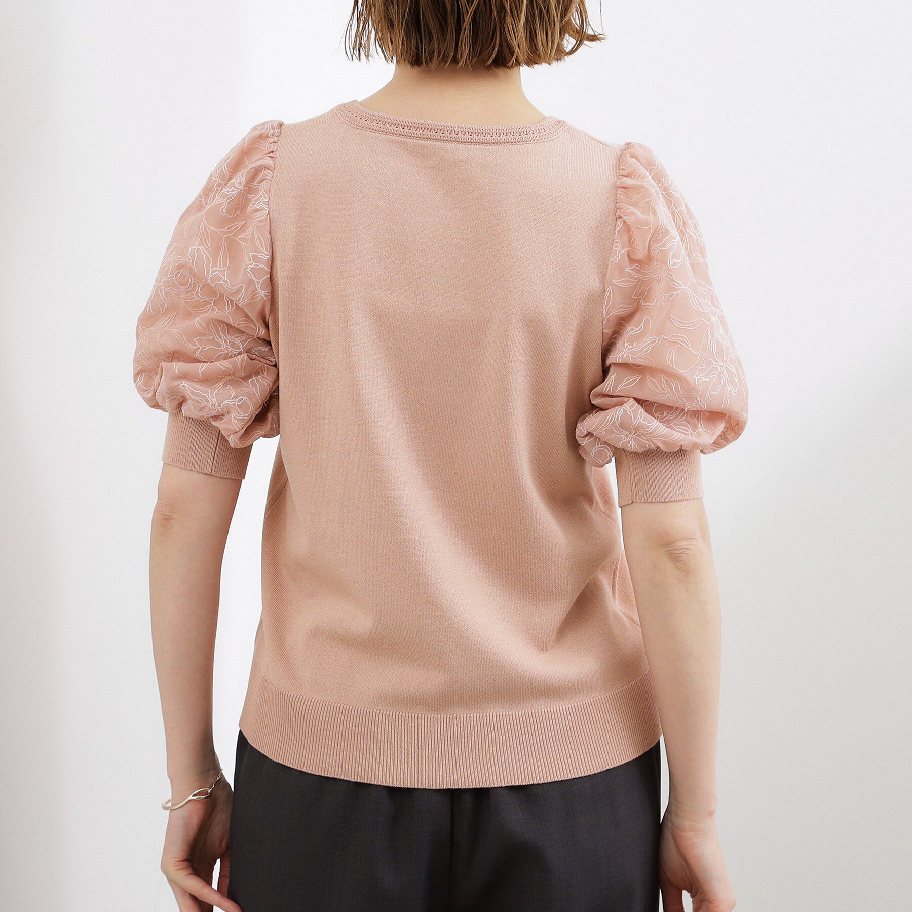 grove「一枚で着映える大人の袖コンシャスニット」|ニット・セーター|