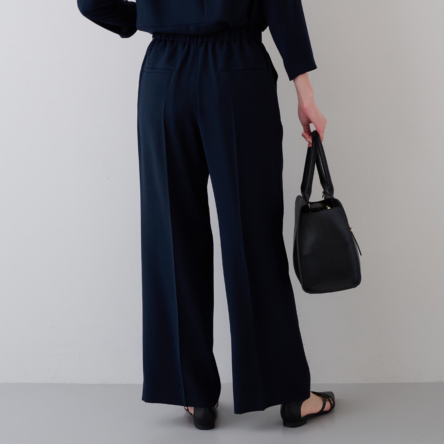 INDIVI「【着る日傘/遮熱/UVケア】ワイドパンツ」|スーツ|