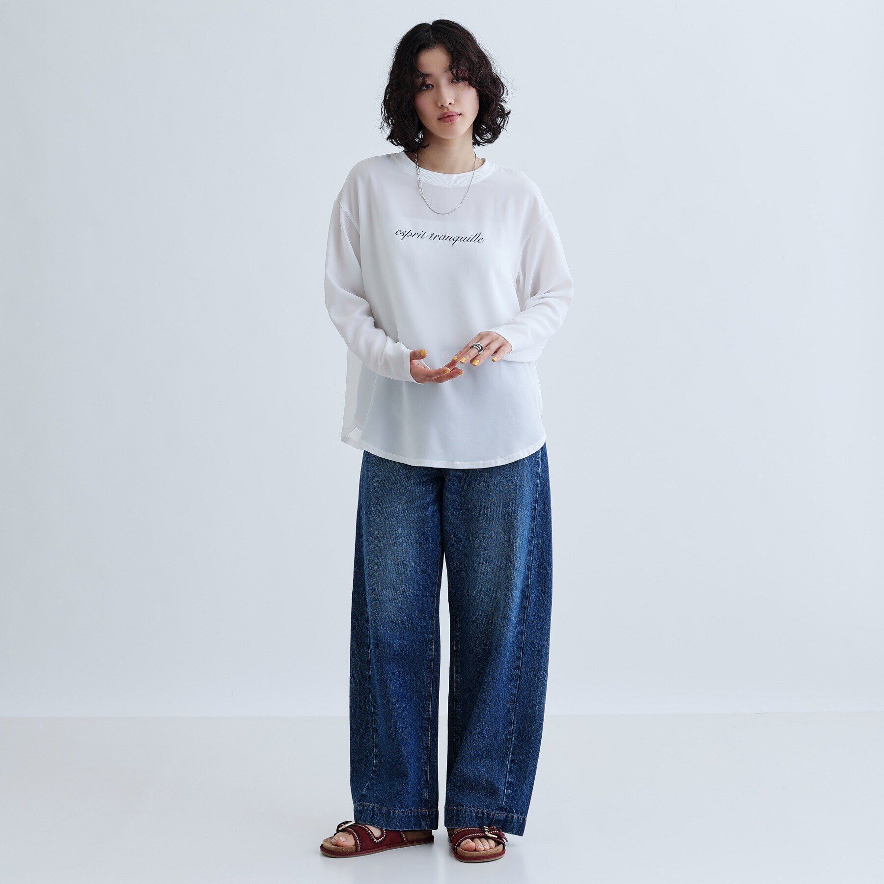 GALLEST「ワイドシームデニム」|デニム|