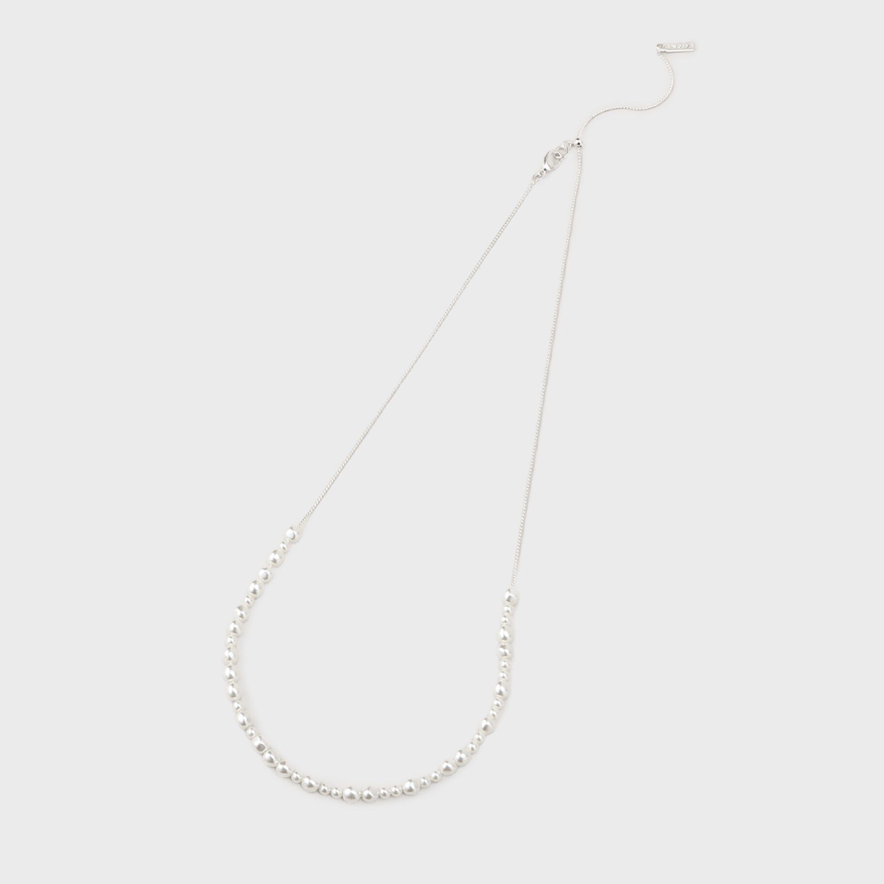 INDIVI「【2WAY／2連セット】パール調＆チェーンミックスネックレス」|ネックレス|