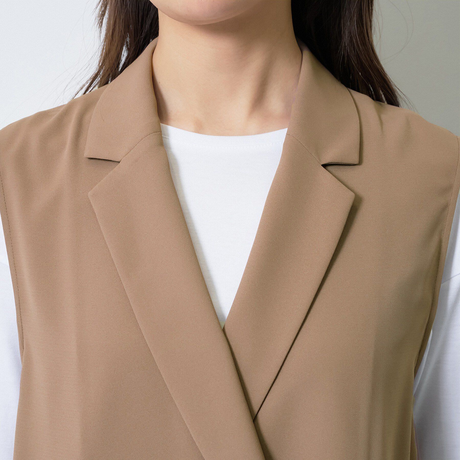 INDIVI「【さらに軽く軽快！／着る日傘】颯爽ジレジャケット」|ベスト・ジレ|