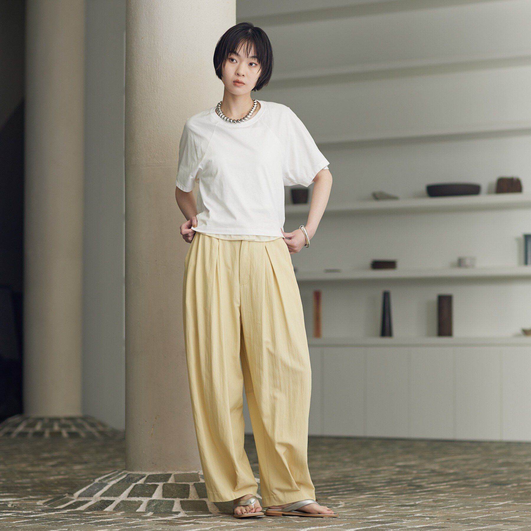 GALLEST「【UVカット】ラグランフォルムカットソー」|Tシャツ・カットソー|