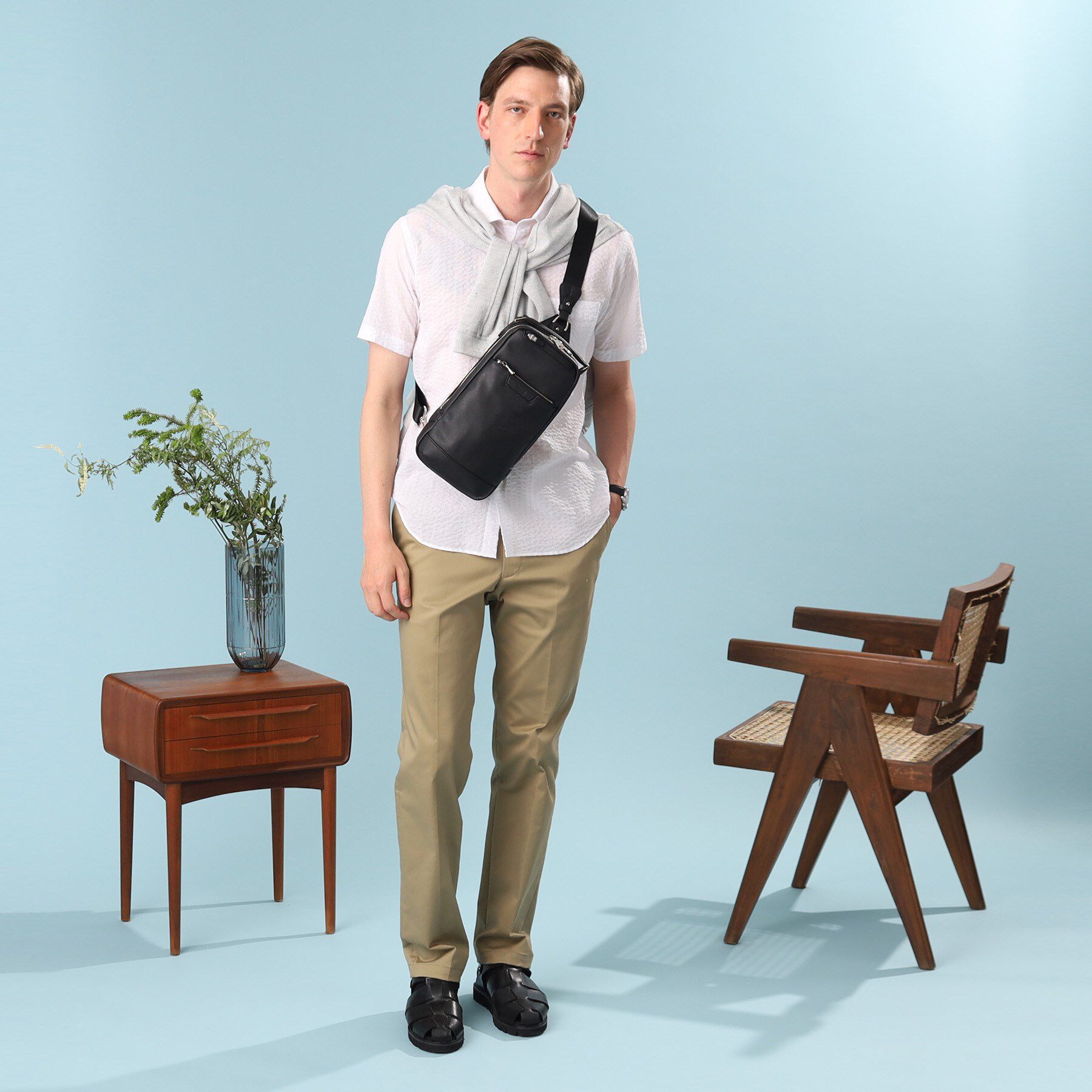 TAKEO KIKUCHI「薄マチ スマート 大人　ワンショルダーバッグ」|ショルダー・メッセンジャー|