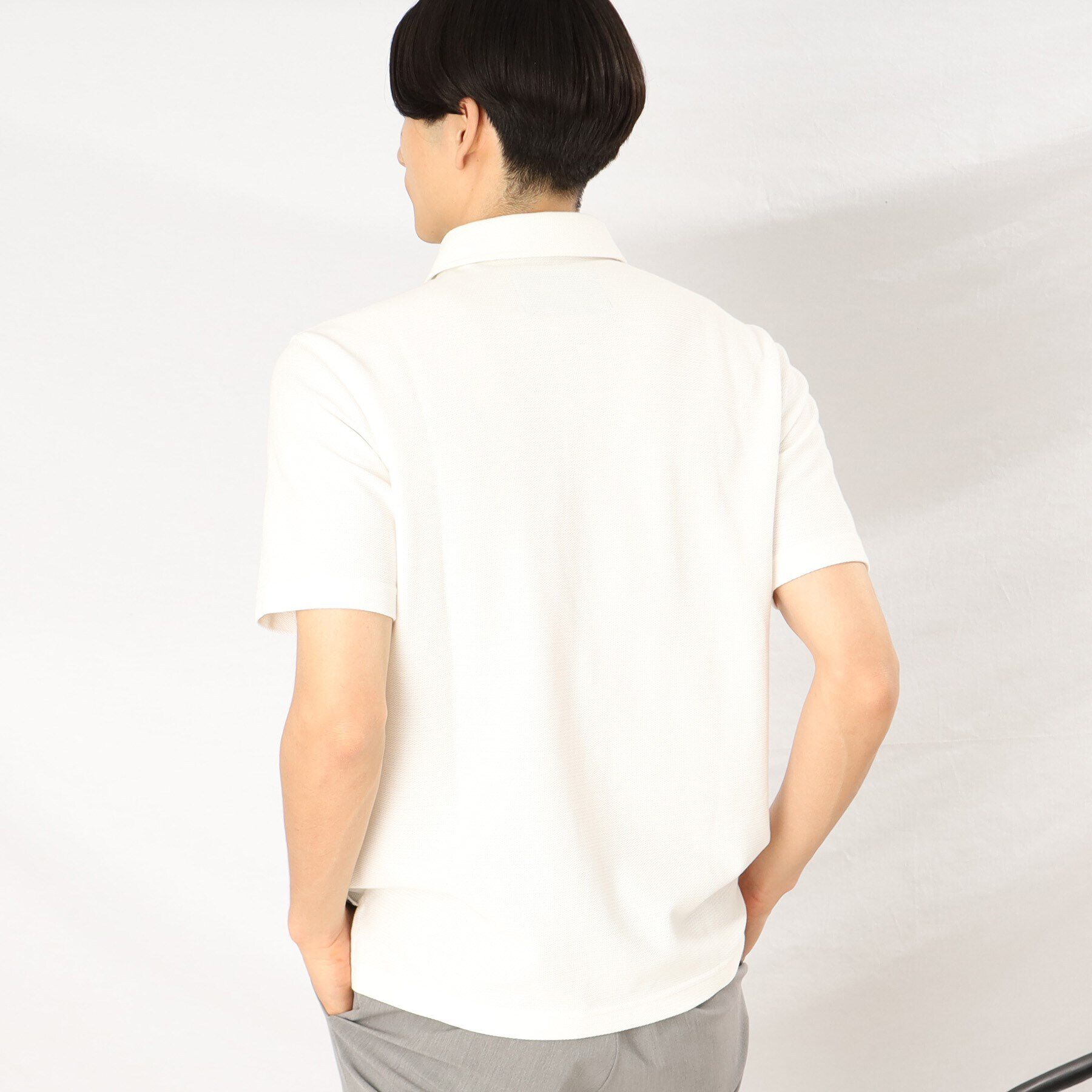 TAKEO KIKUCHI「【抗菌防臭】ハニカムメランジ ポロシャツ ベーシックカラー」|ポロシャツ|