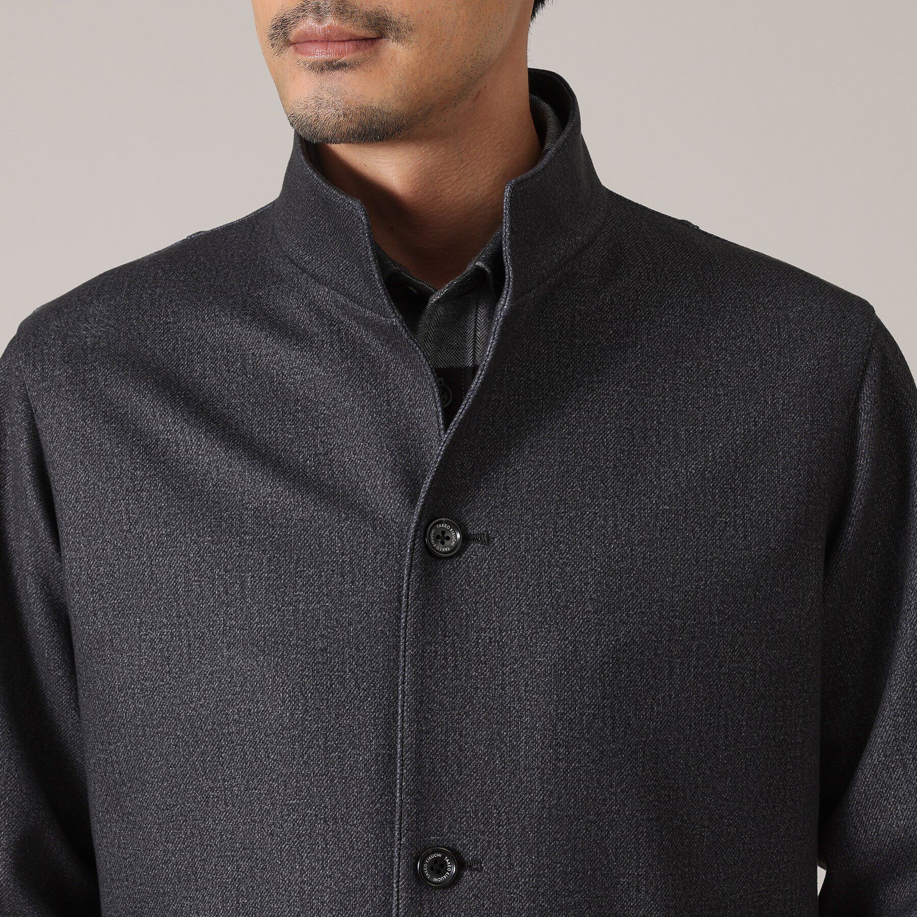 TAKEO KIKUCHI「【DOWN FABRIC】ダウンファブリック スタンドカラーブルゾン」|ブルゾン・スタジャン|