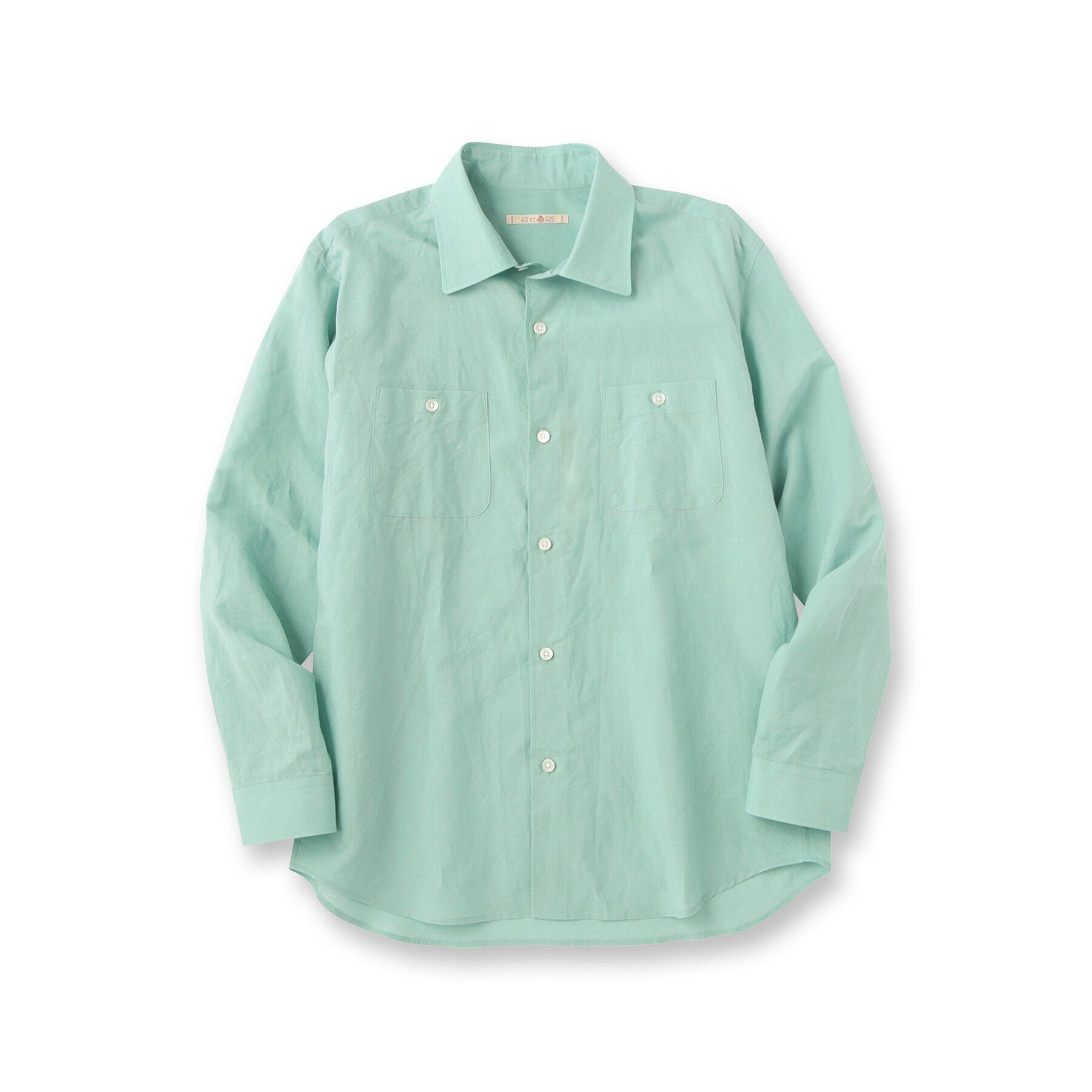 40CARATS&525「綿ラミー シアーシャツ」|シャツ・ブラウス|