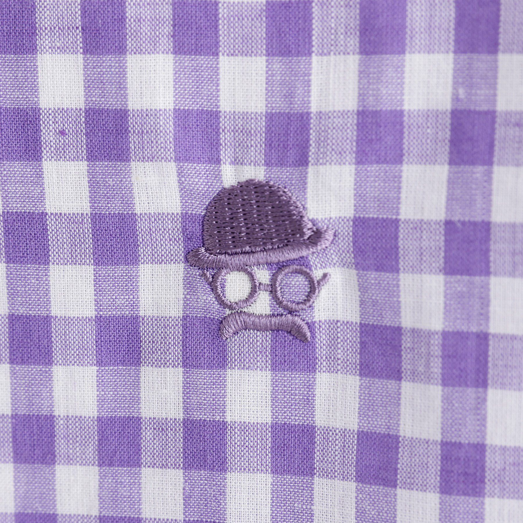 TAKEO KIKUCHI「【LIMITED】ワンポイント刺繍 綿麻チェック 半袖シャツ」|シャツ・ブラウス|