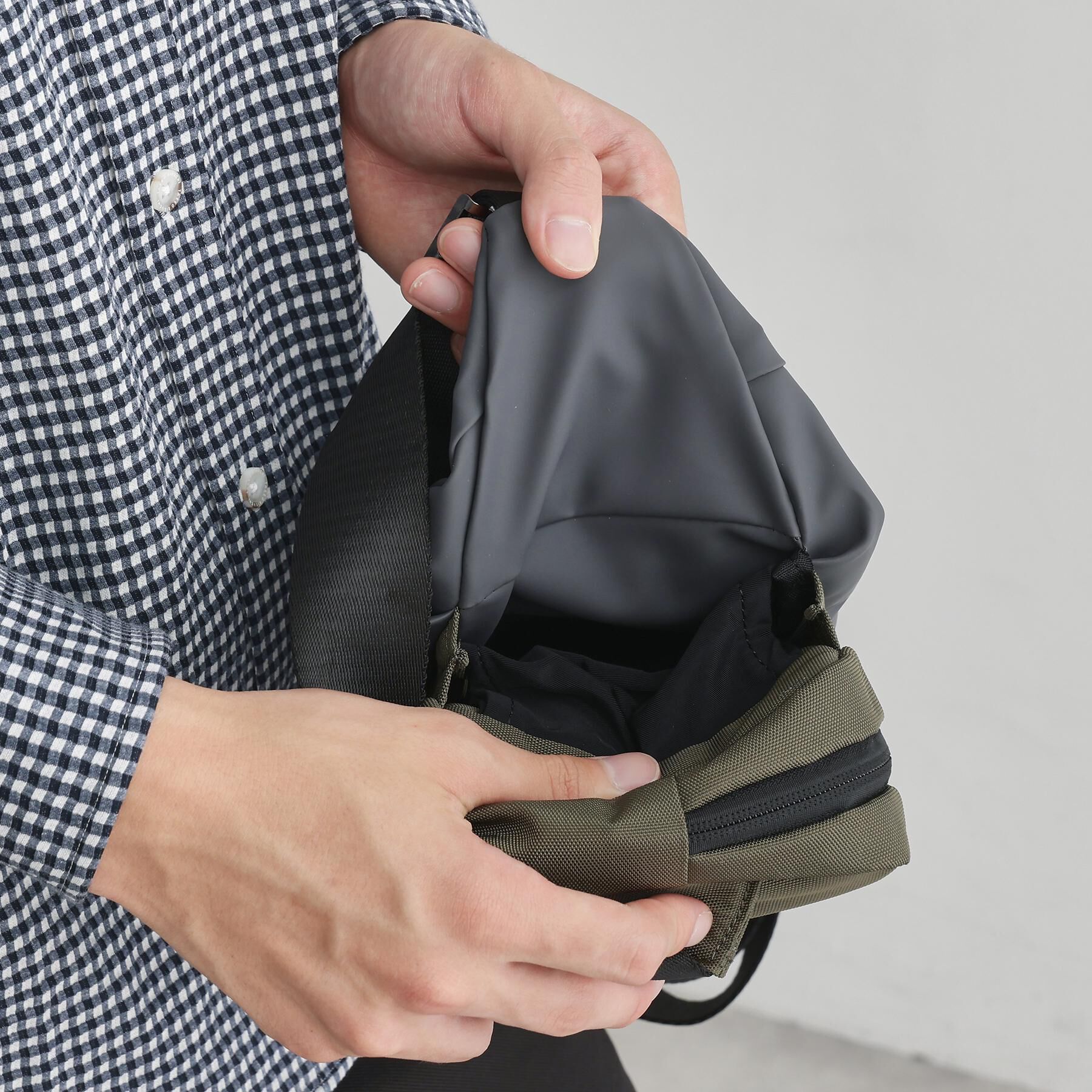 TAKEO KIKUCHI「STORAGEポケットスリングショルダーバッグ」|その他|