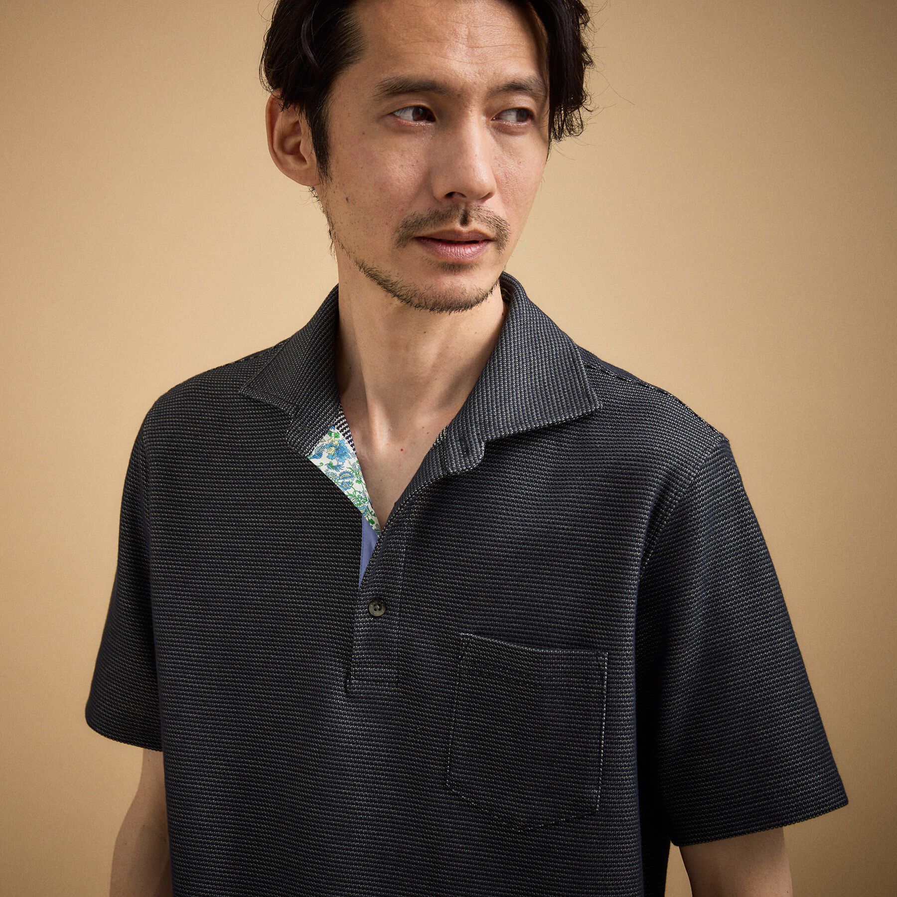 TAKEO KIKUCHI「【抗菌防臭】ハニカムメランジ ポロシャツ」|ポロシャツ|