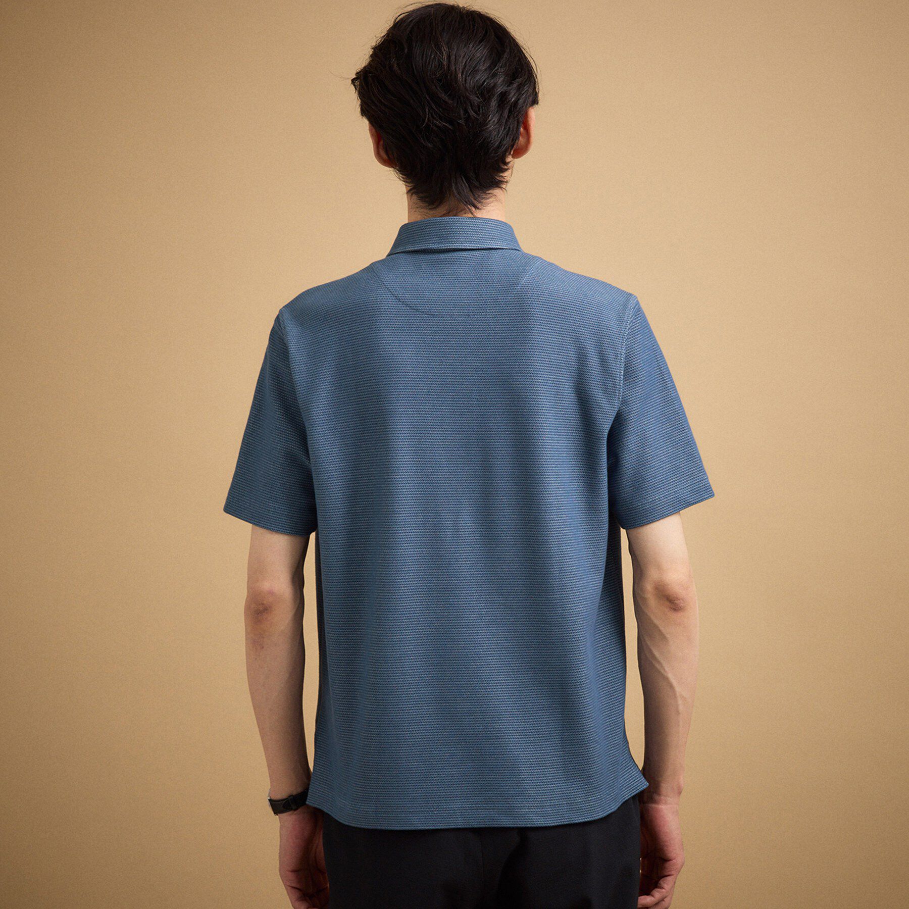 TAKEO KIKUCHI「【抗菌防臭】ハニカムメランジ ポロシャツ」|ポロシャツ|