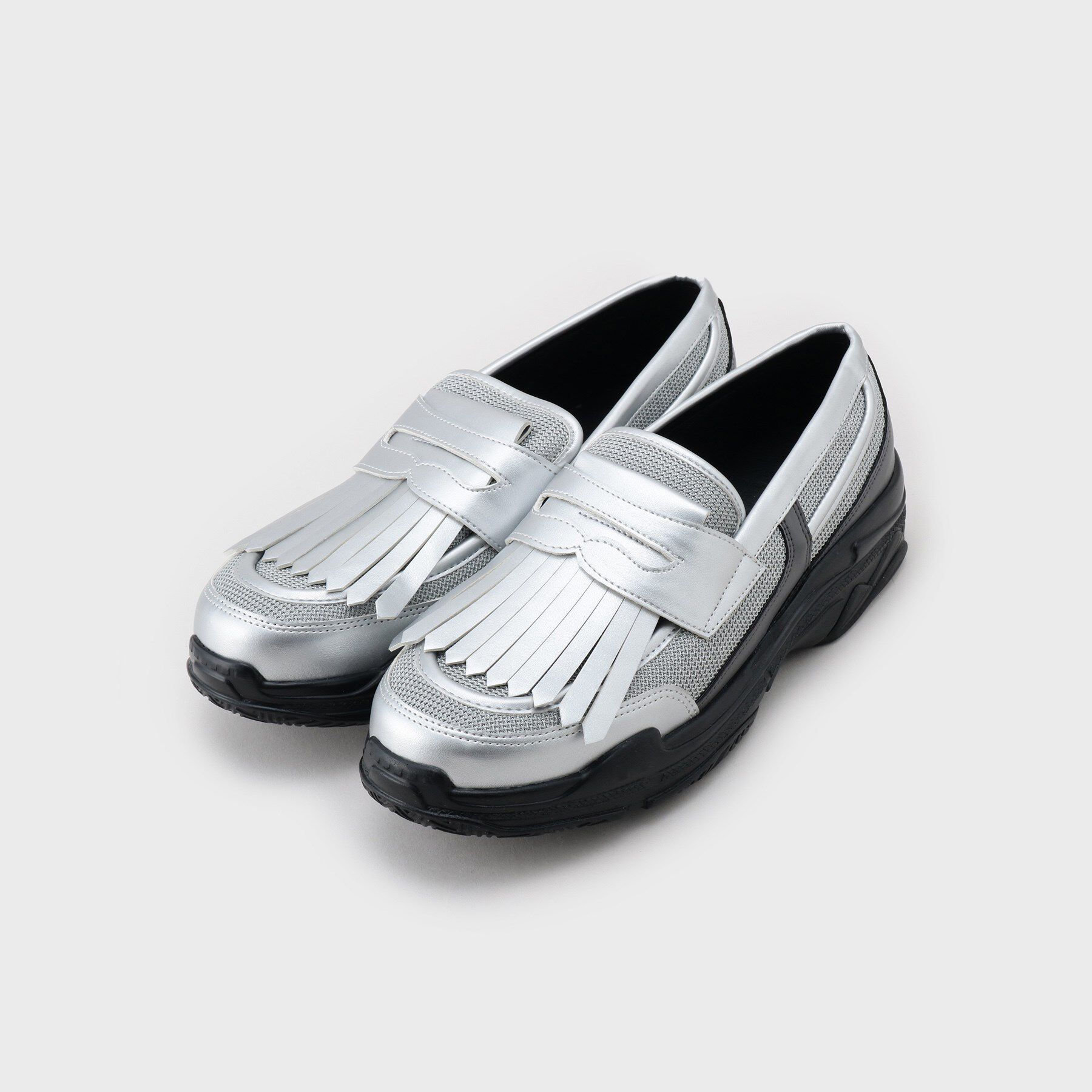 tk.TAKEO KIKUCHI「【2WAY】スニーカーソールローファー」|その他|シルバー(106)