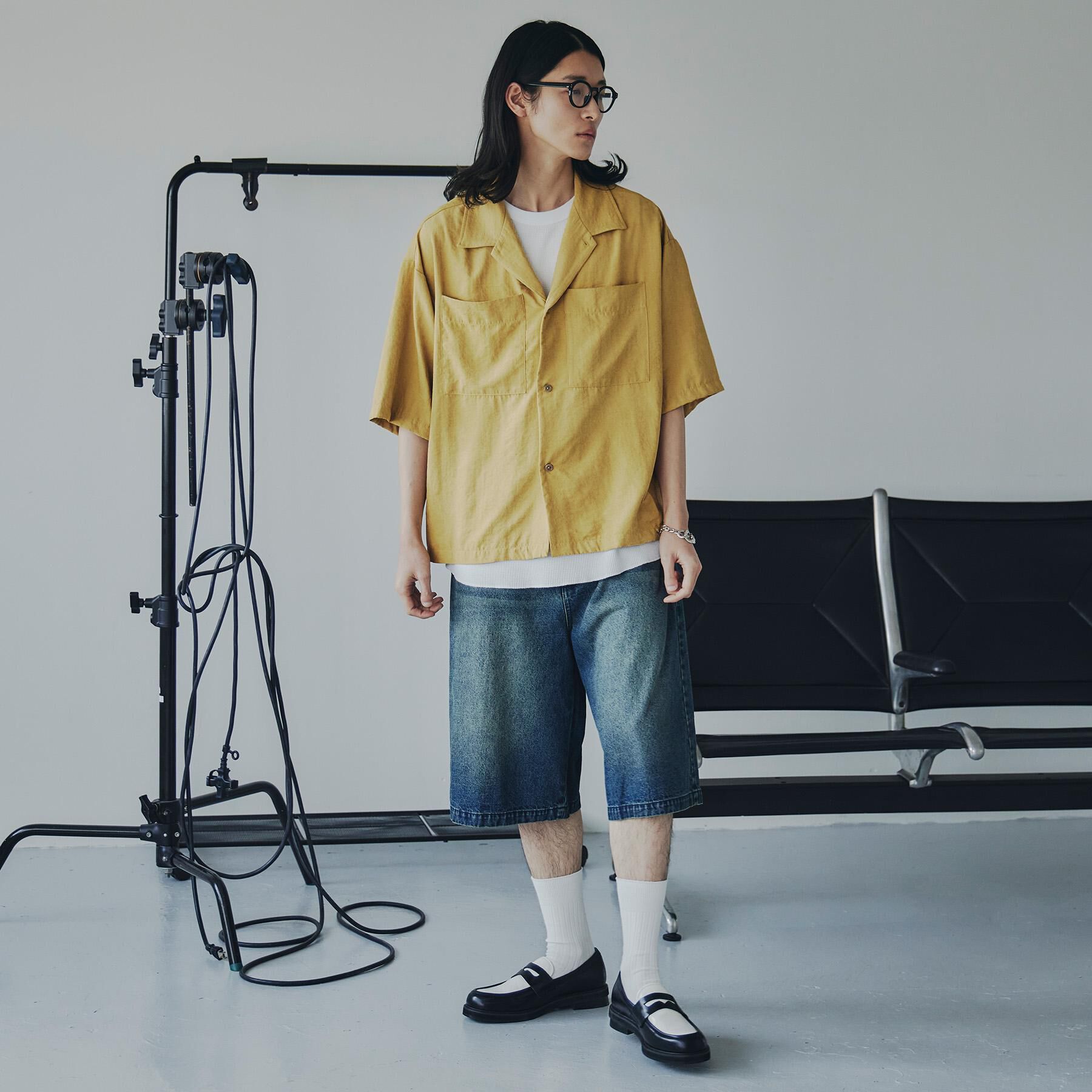 tk.TAKEO KIKUCHI「ヴィンテージライククロップドシャツ」|シャツ・ブラウス|