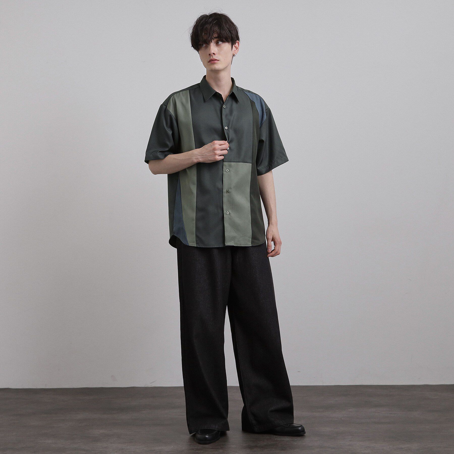 tk.TAKEO KIKUCHI「ダイヤゴナル半袖シャツ」|シャツ・ブラウス|