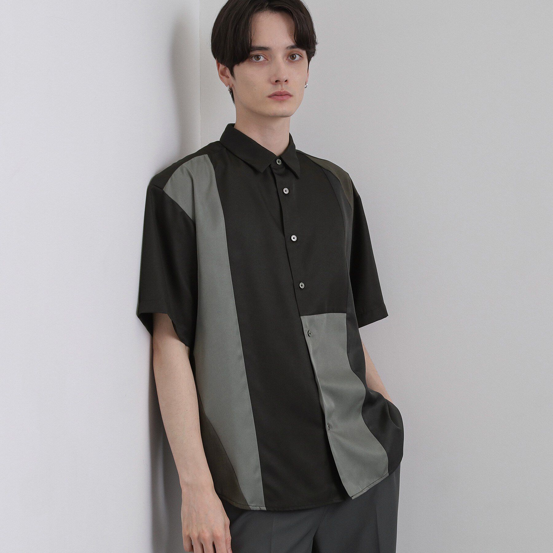 tk.TAKEO KIKUCHI「ダイヤゴナル半袖シャツ」|シャツ・ブラウス|