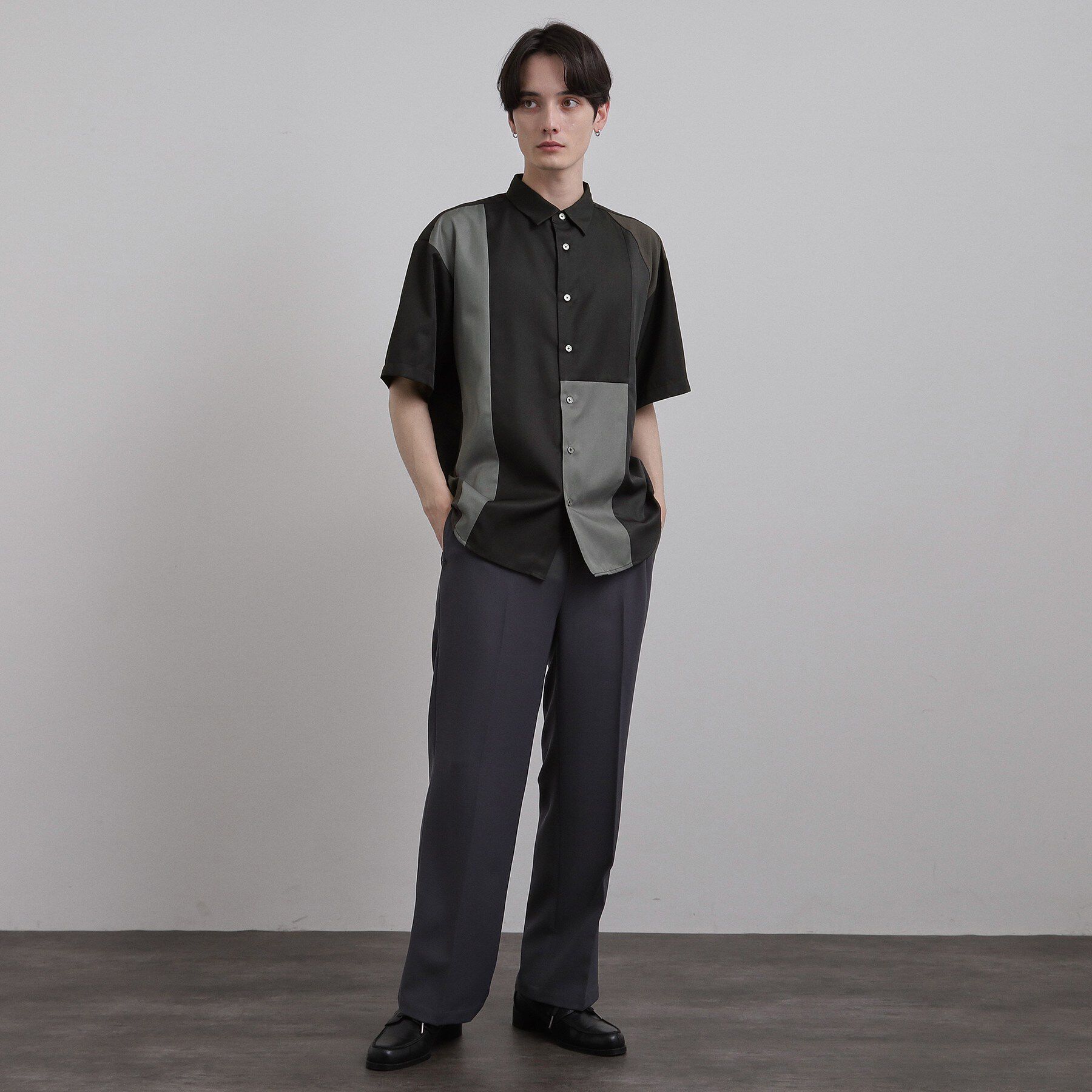 tk.TAKEO KIKUCHI「ダイヤゴナル半袖シャツ」|シャツ・ブラウス|