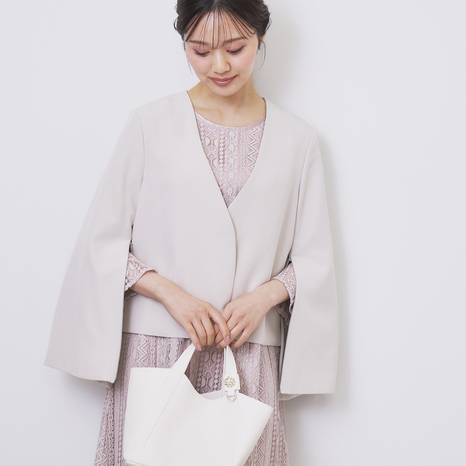 index「ノーカラージャケット【洗濯機OK】」|ノーカラージャケット|