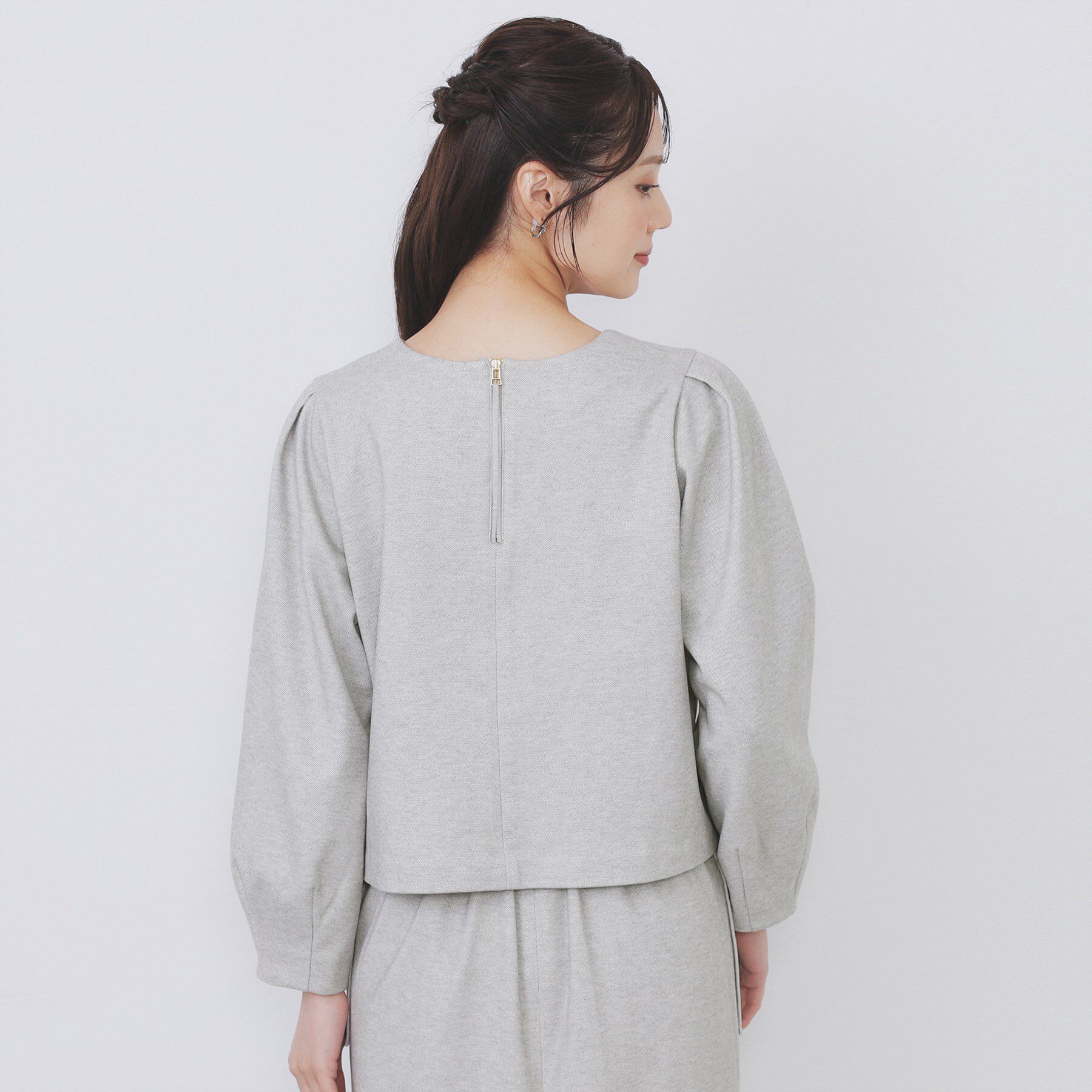 index「コンパクトパフトップス【洗濯機OK/抗ピル/ストレッチ】」|Tシャツ・カットソー|