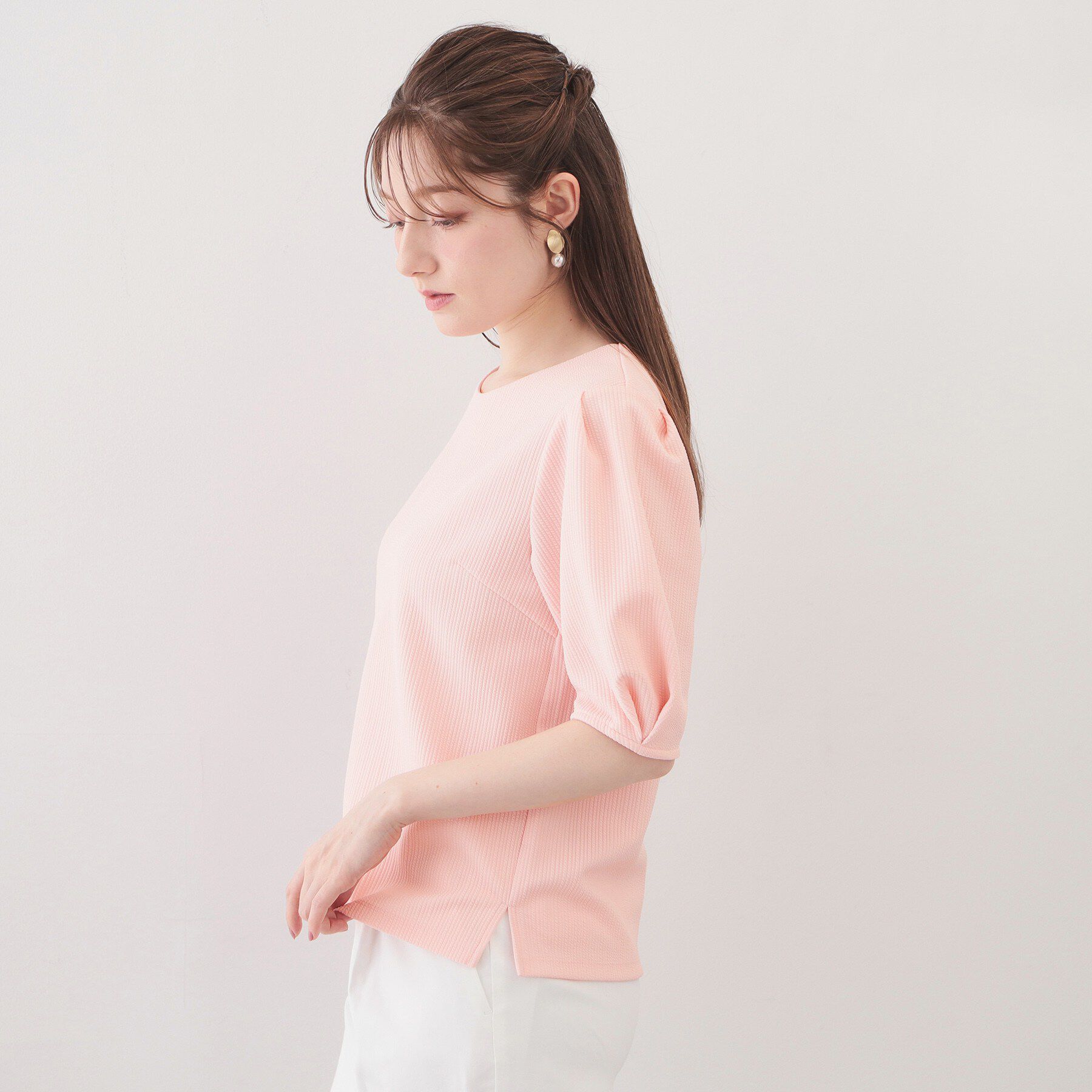 index「タックパフトップス【洗濯機OK/UVケア/接触冷感】」|Tシャツ・カットソー|