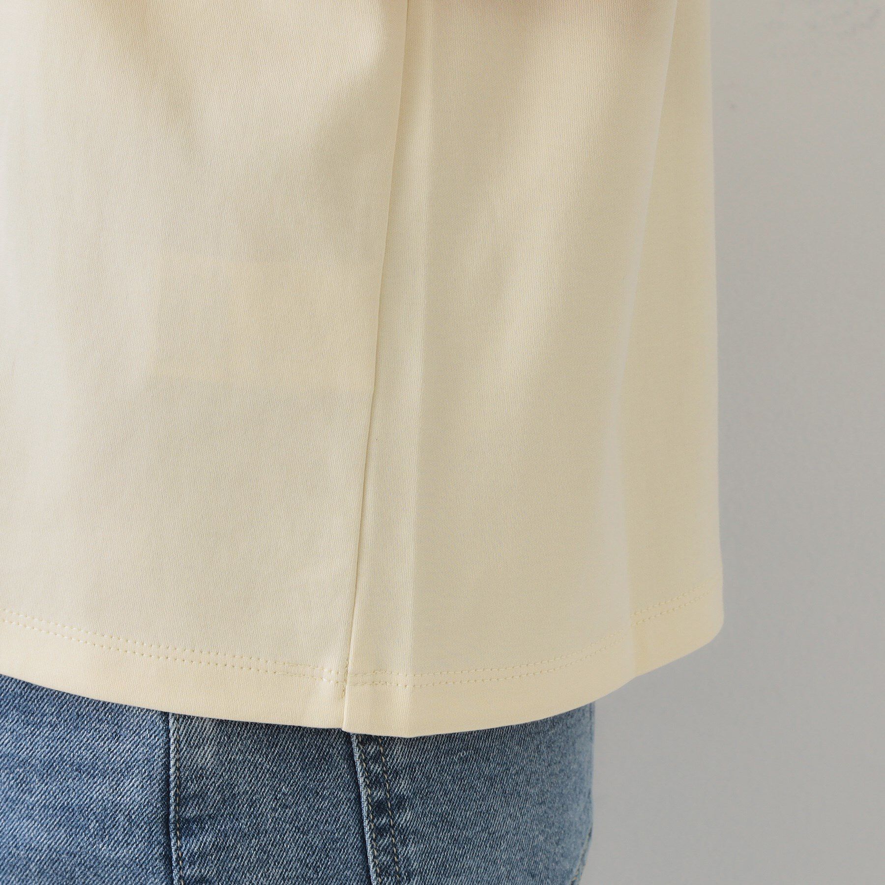 OPAQUE.CLIP「《S-LLサイズ》ランタンスリーブトップス【UV/接触冷感/洗濯機洗い可】」|Tシャツ・カットソー|