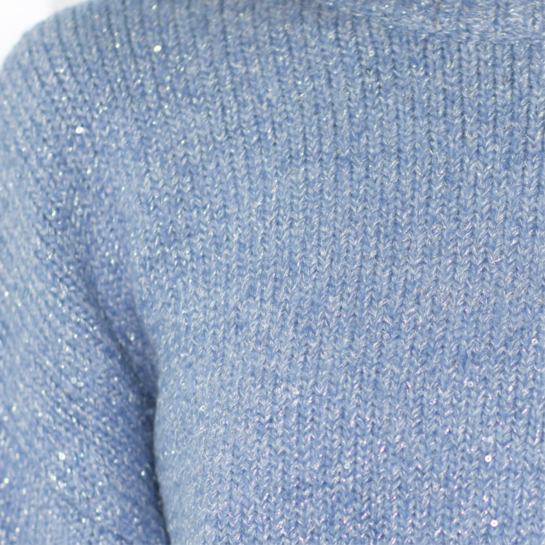 OPAQUE.CLIP「スパンコールラメニット【洗える】」|ニット・セーター|