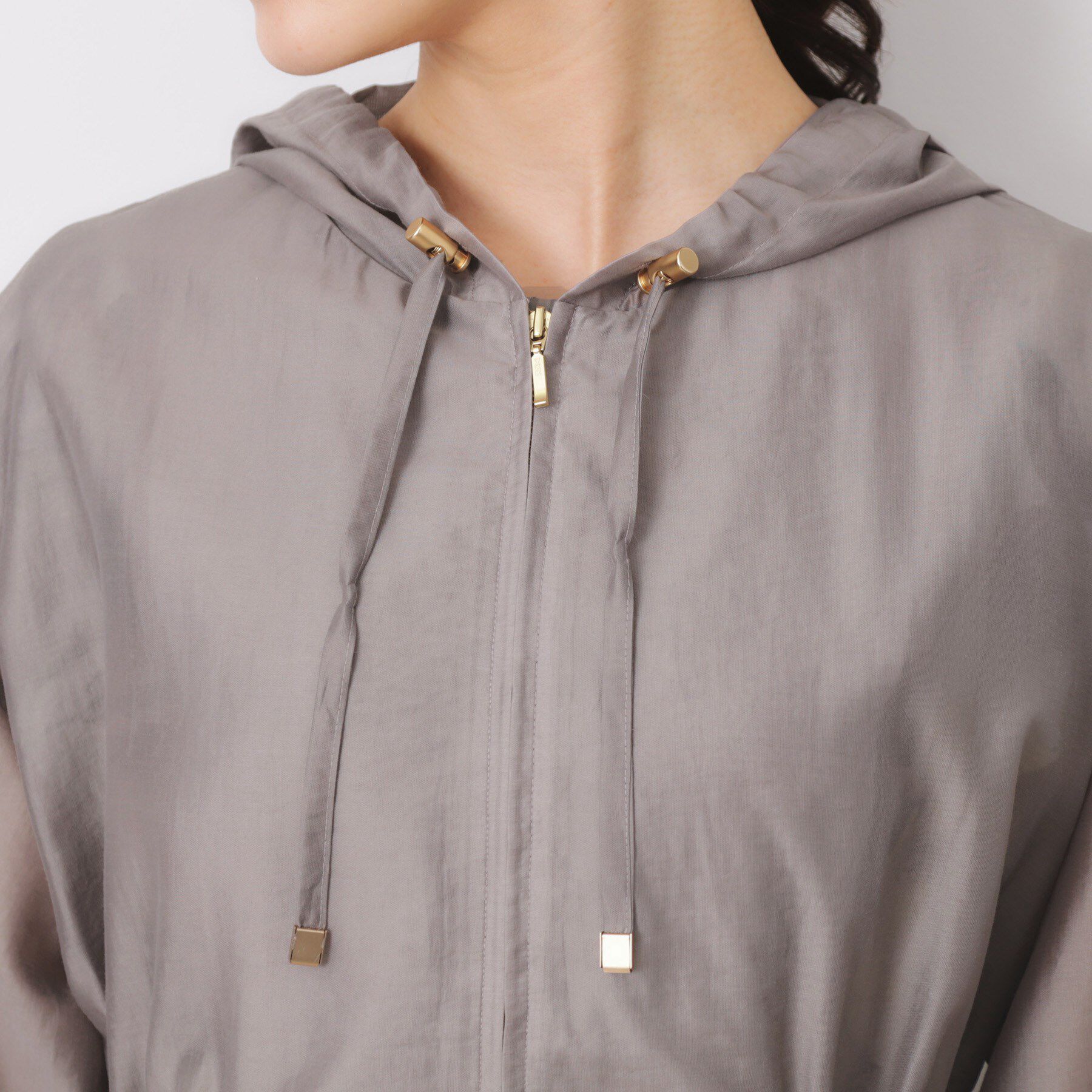 Couture broach「【オシャレな透け感・ペプラム】愛されシアーマンパ」|ブルゾン・スタジャン|