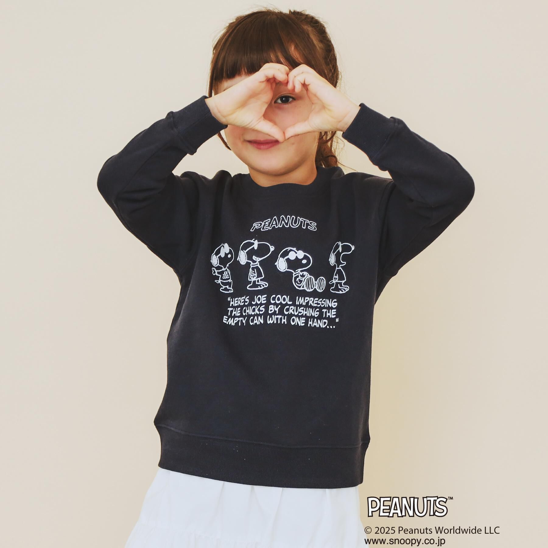 THE SHOP TK「【110-160】PEANUTS/ピーナッツ スヌーピープリントスウェット 親子リンク」|その他|ネイビー(094)