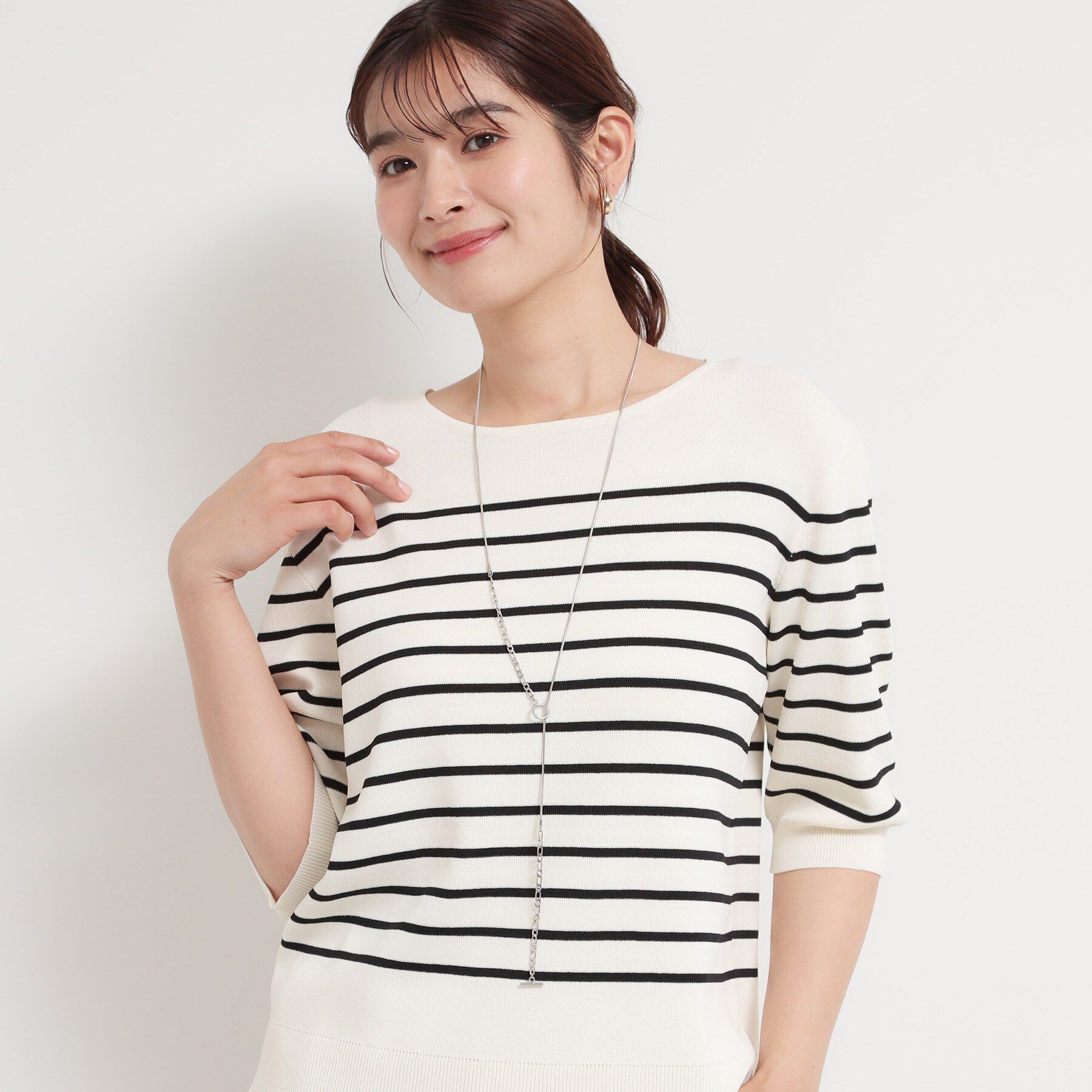 THE SHOP TK「ステンレス2連ネックレス」|ネックレス|