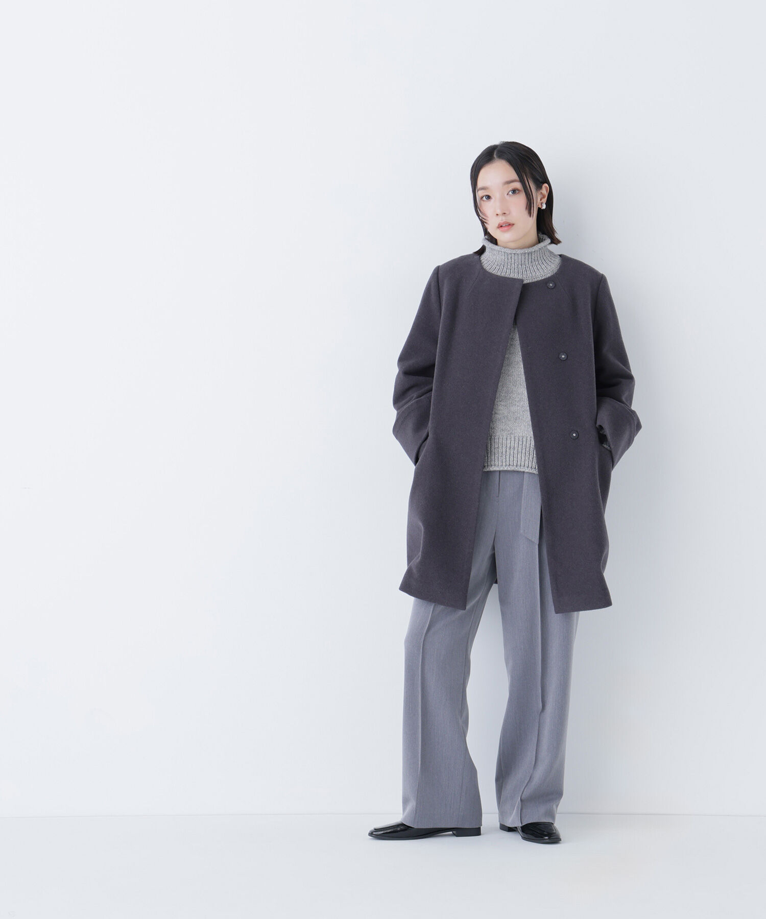  「コンパクトベスト セットアップ ワイドストレートパンツ」|その他|