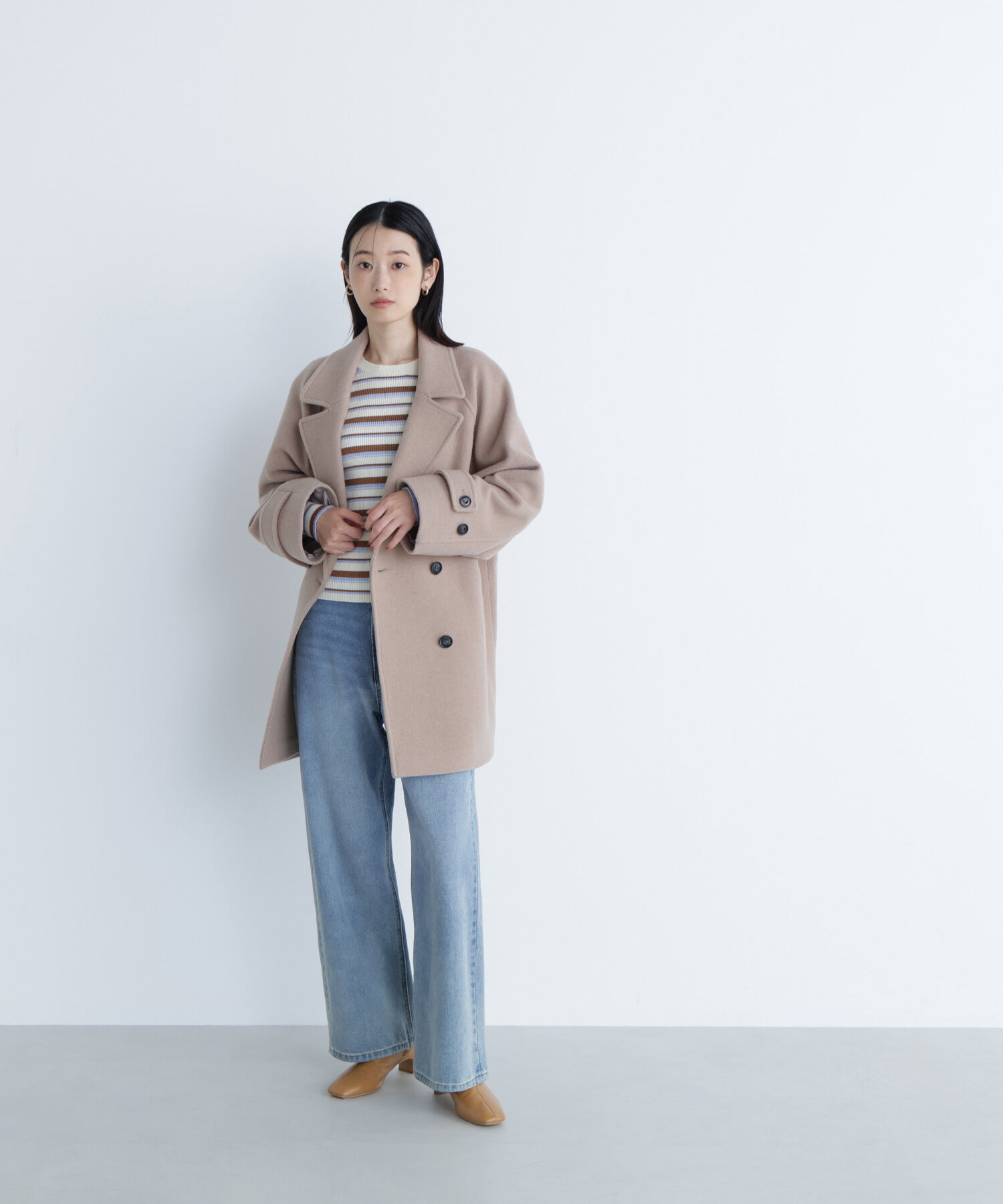  「マルチボーダーリブニット」|ニット・セーター|