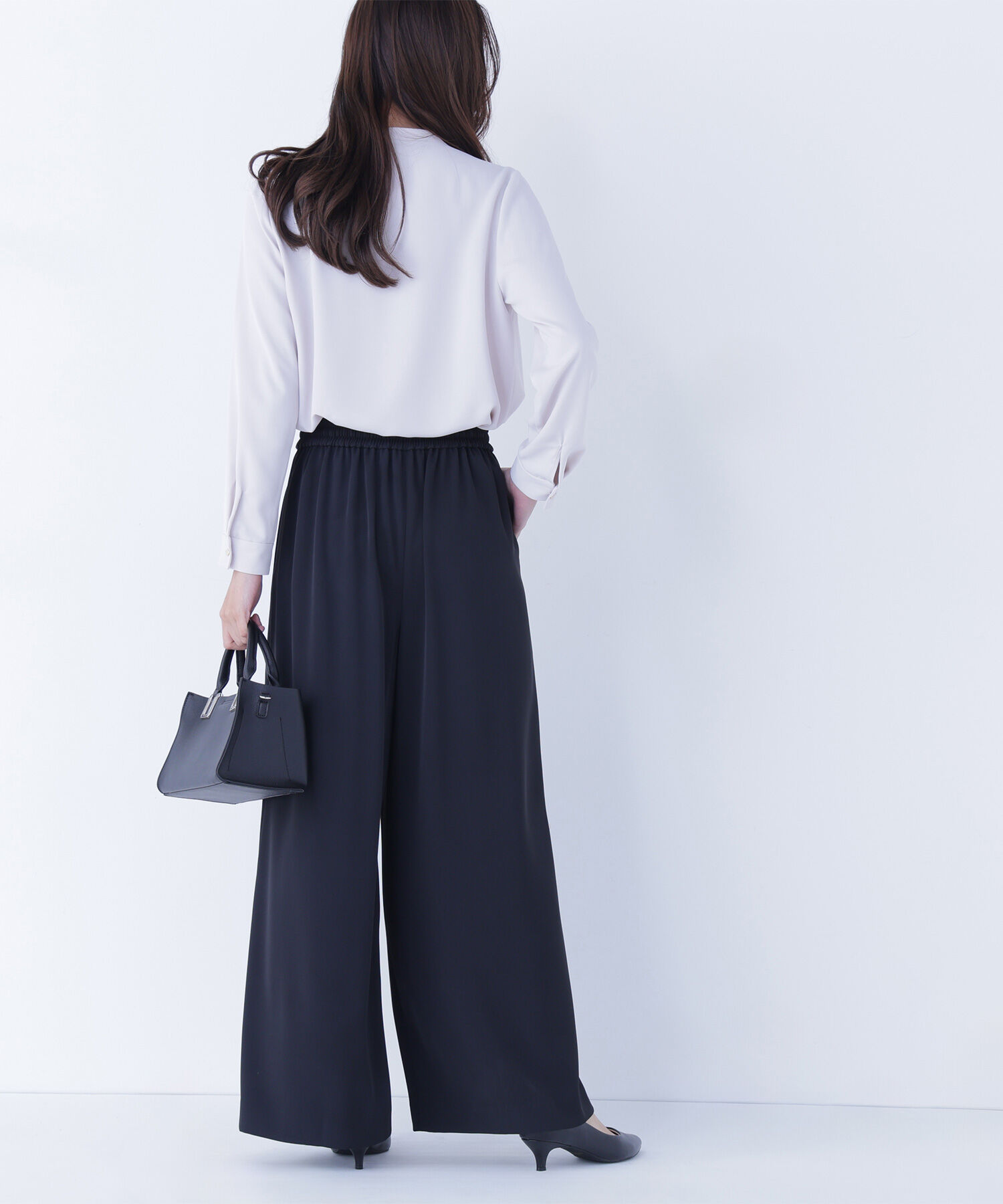  「ナローリボンイージーワイドパンツ」|その他|