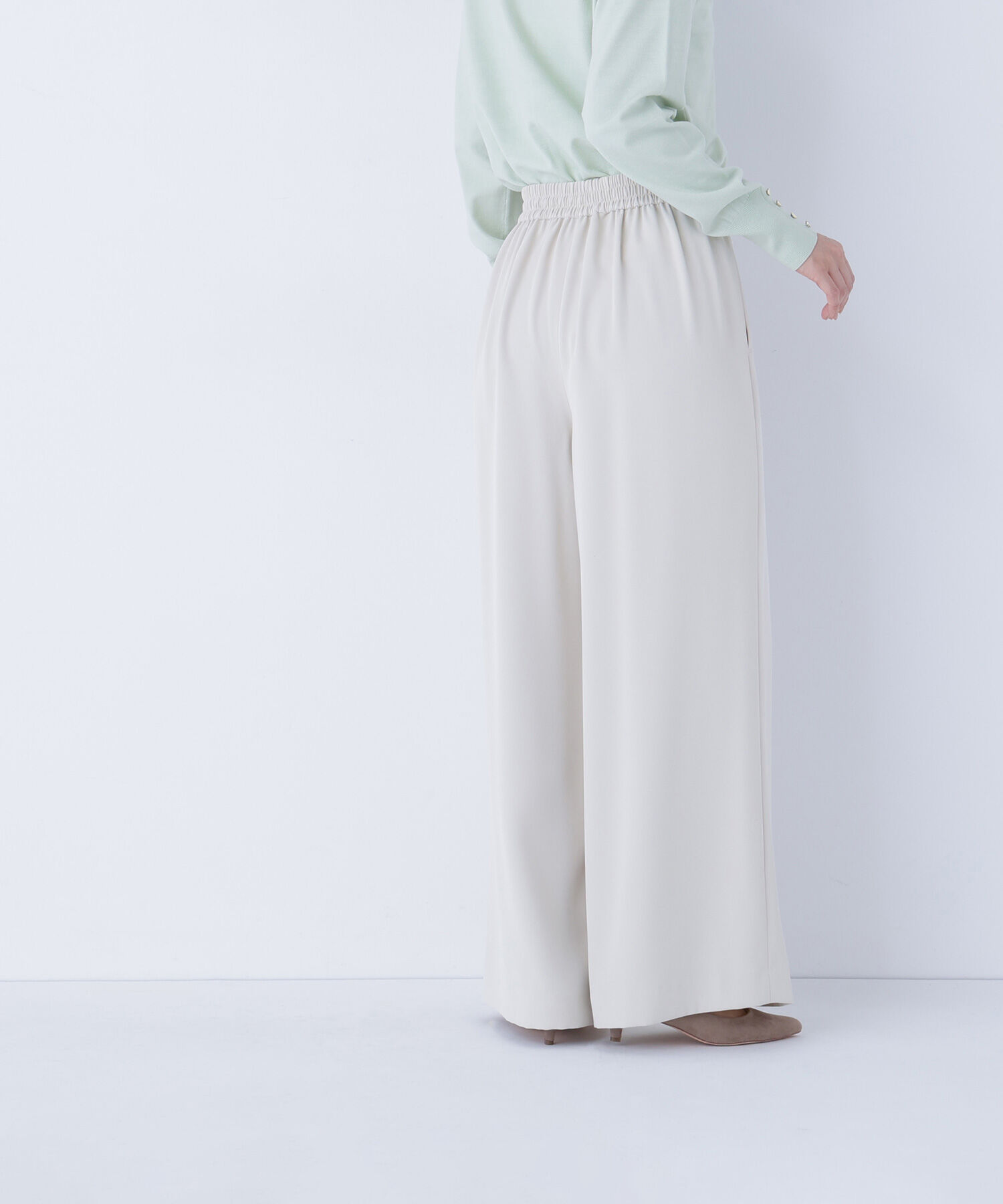  「ナローリボンイージーワイドパンツ」|その他|