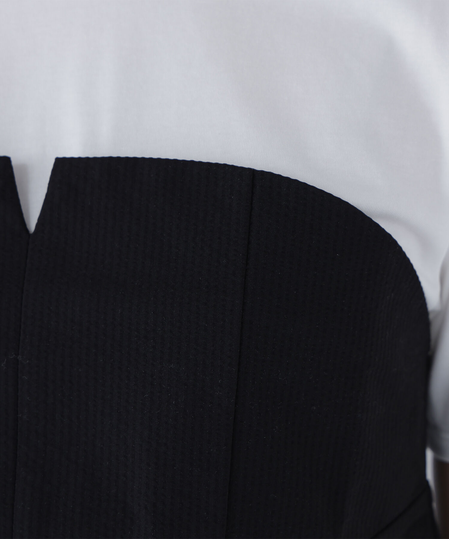  「ペプラムビスチェドッキングカットソー」|Tシャツ・カットソー|