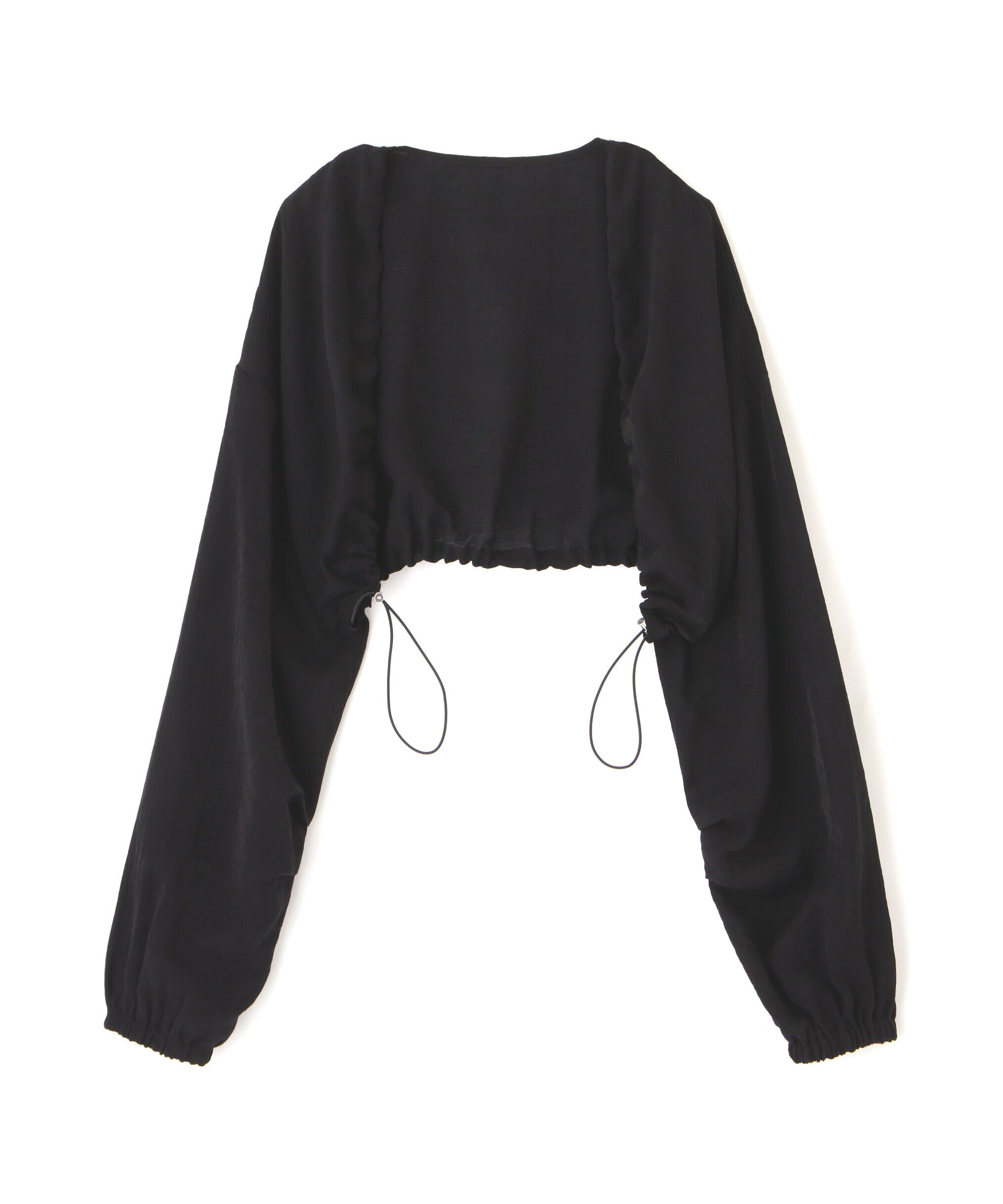  「ドロストショート丈ボレロ」|シャツ・ブラウス|