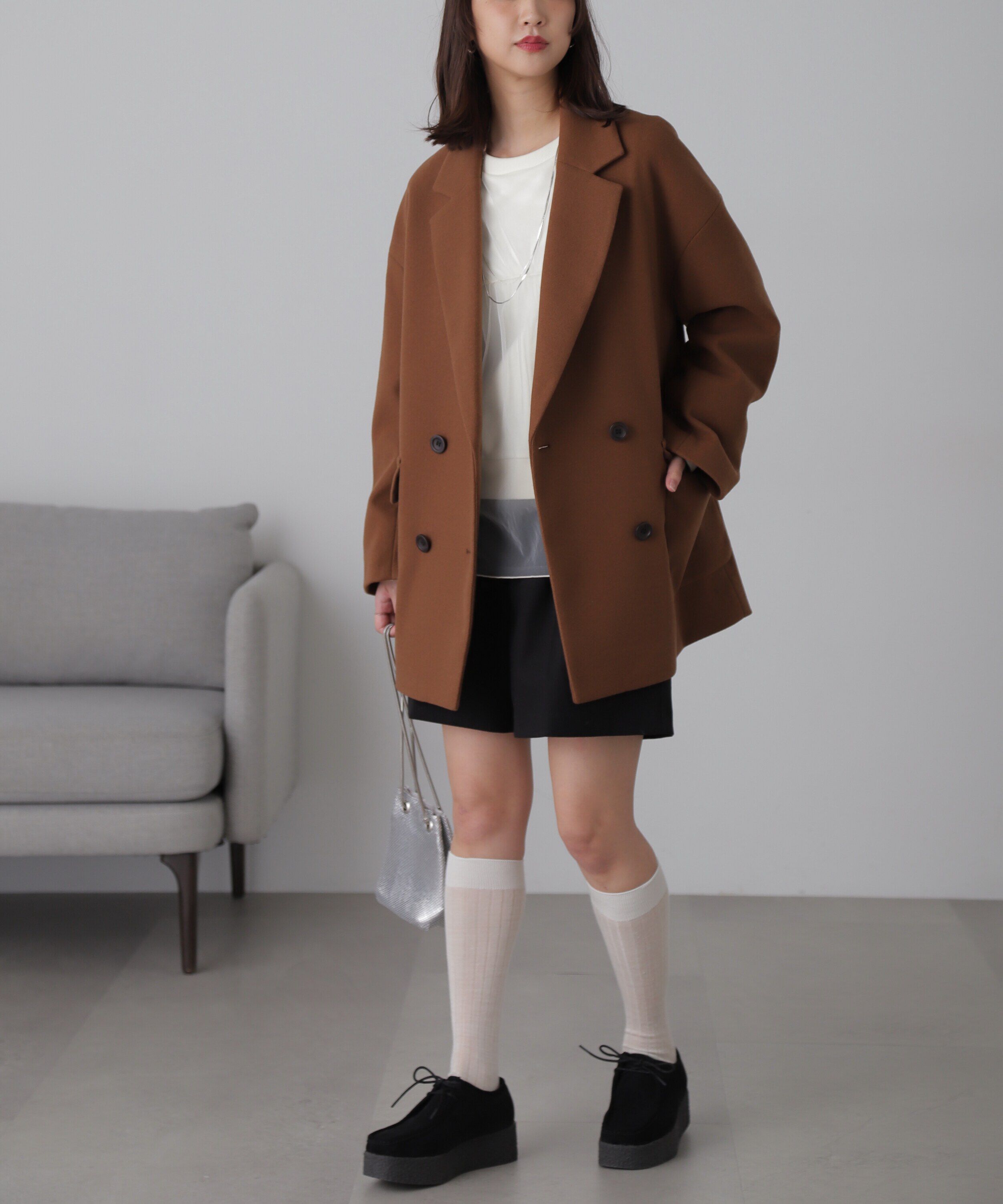  「オーバーサイズジャケットコート」|その他|