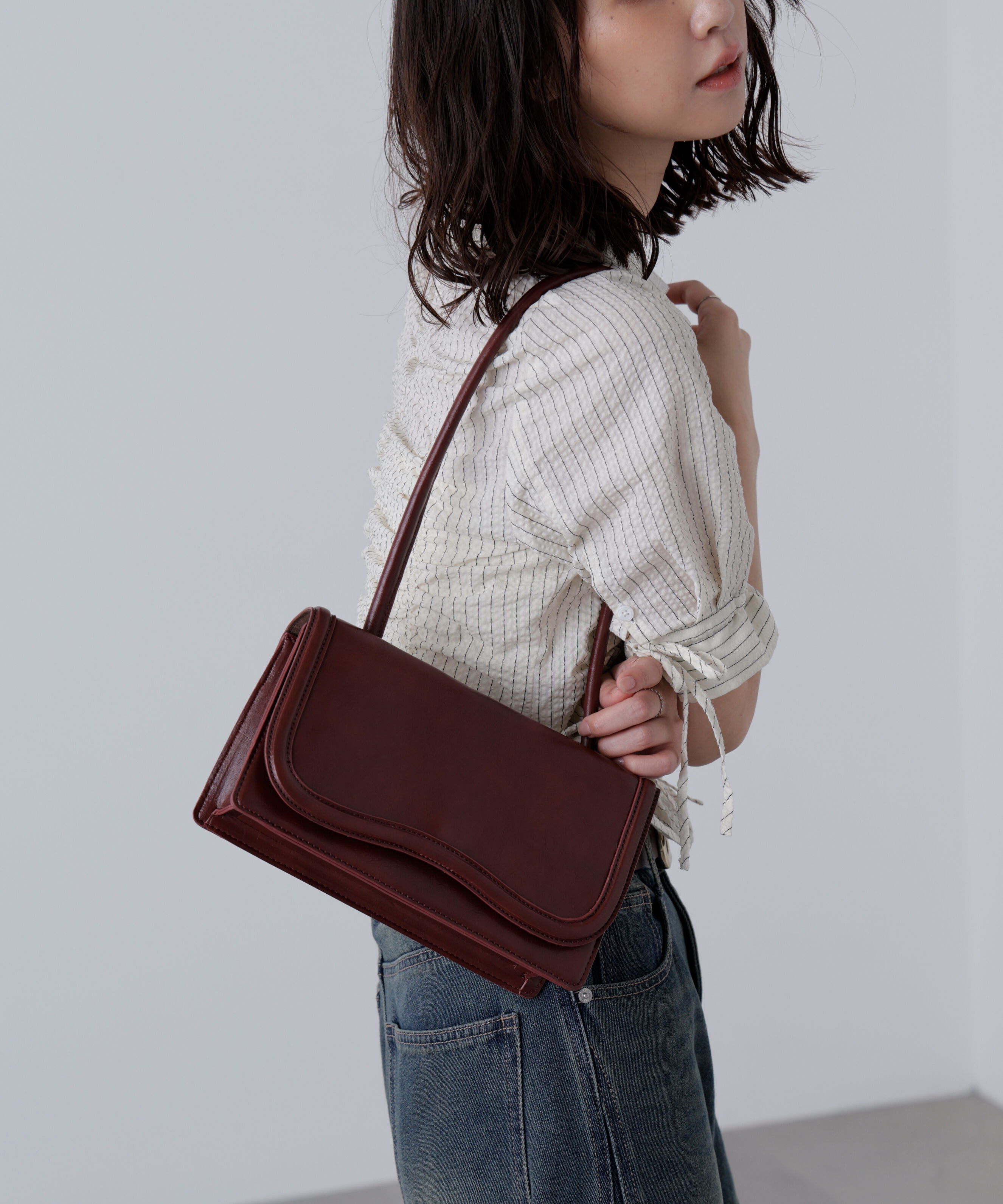  「カーブバッグ」|その他|ボルドー