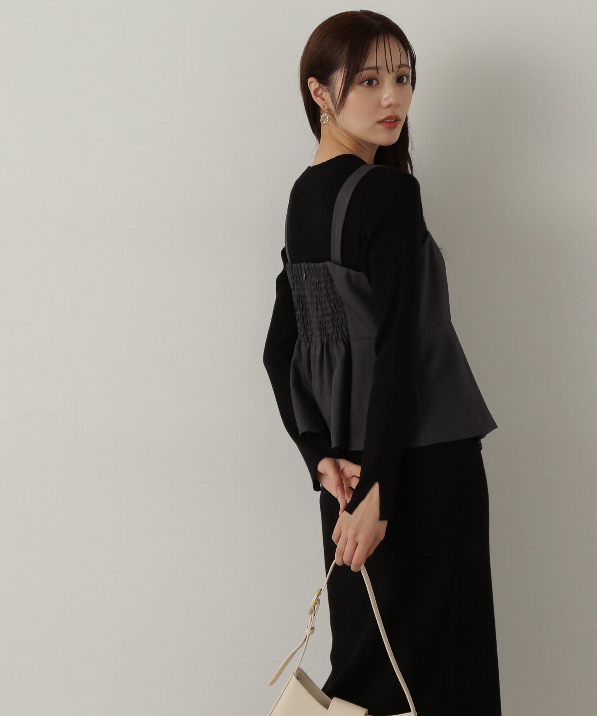 PROPORTION BODY DRESSING「ペプラムビスチェ」|シャツ・ブラウス|