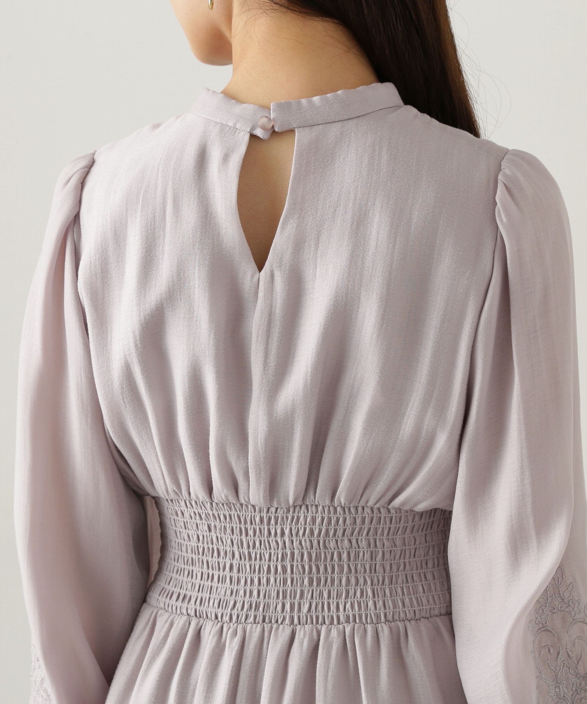 PROPORTION BODY DRESSING「スリーブエンブロイダリーワンピース　24AW」|ワンピース|