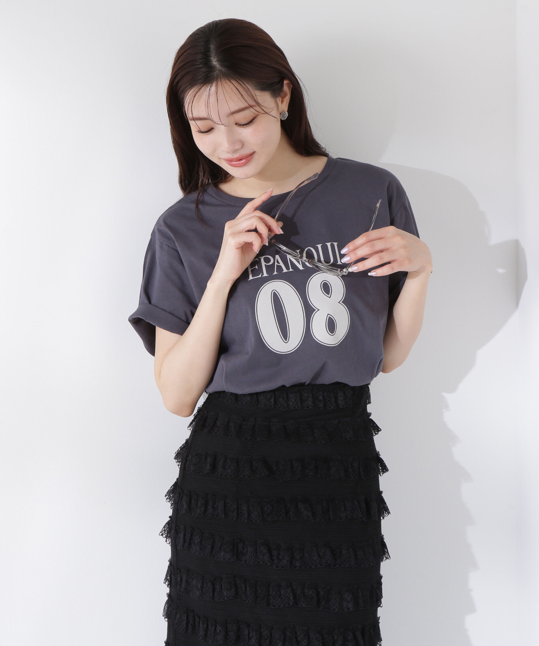 PROPORTION BODY DRESSING「レースフリルタイトスカート」|スカート|