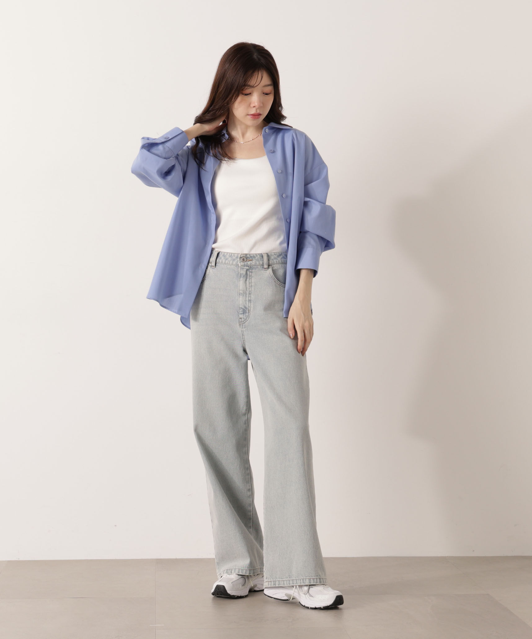 PROPORTION BODY DRESSING「＜ウォッシャブル＞バックリボンシャツ 25AW」|シャツ・ブラウス|