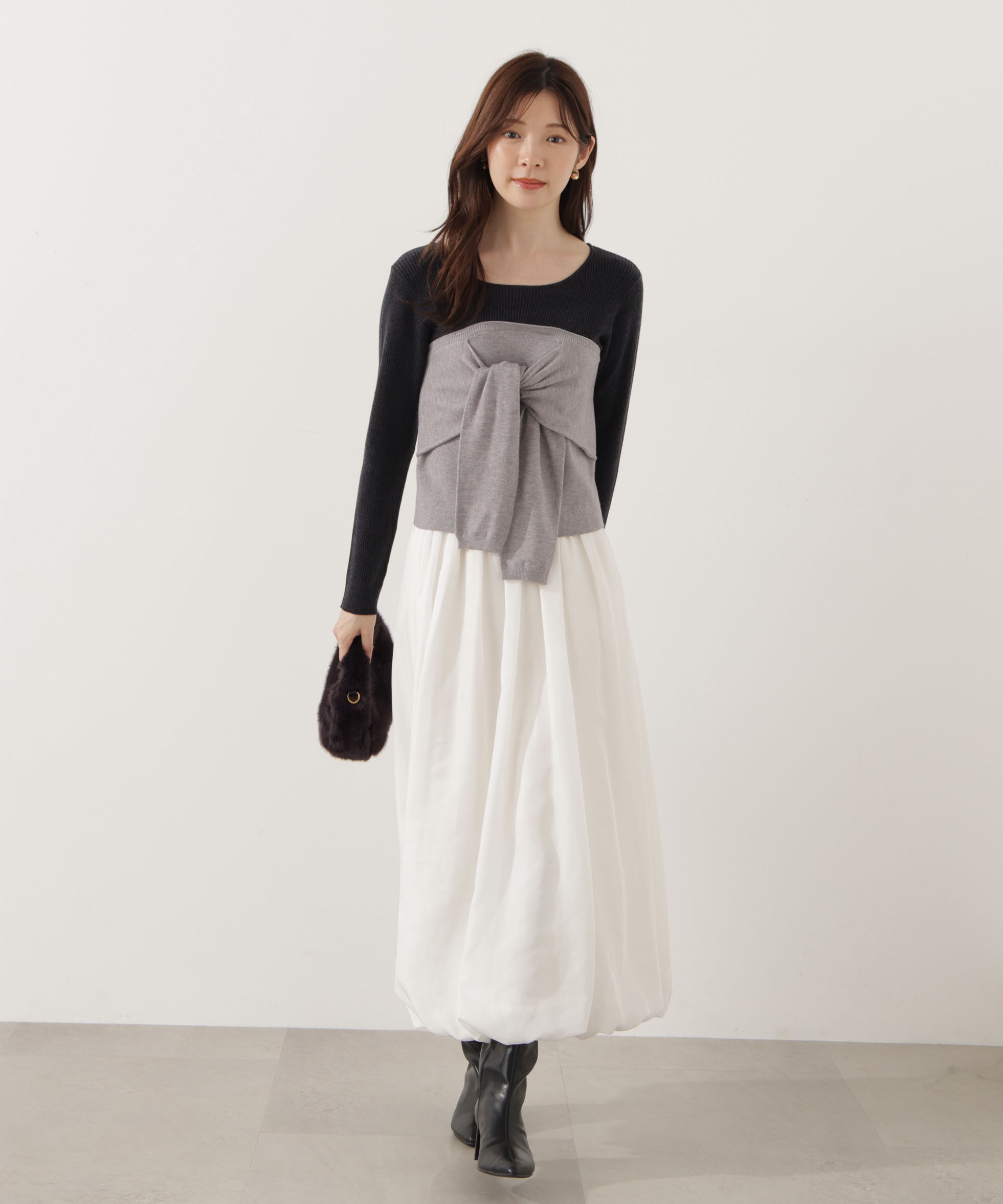 PROPORTION BODY DRESSING「＜ウォッシャブル＞バルーンスカート」|スカート|