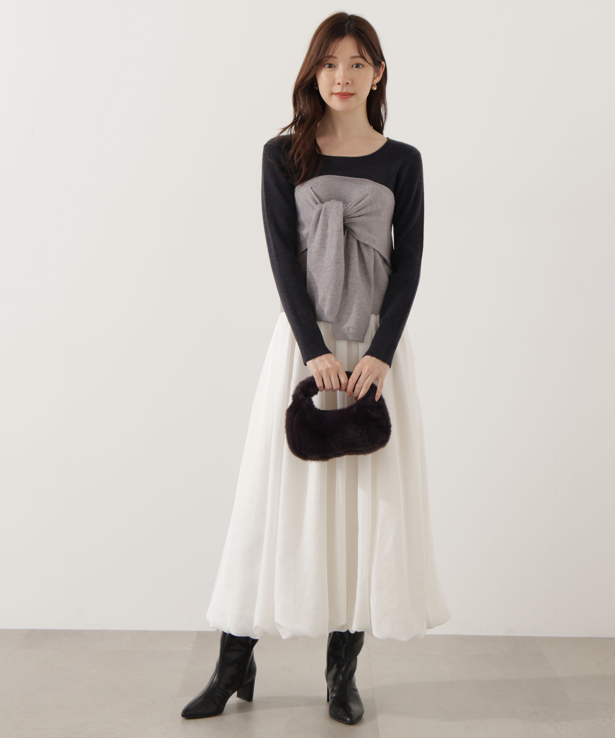 PROPORTION BODY DRESSING「＜ウォッシャブル＞バルーンスカート」|スカート|