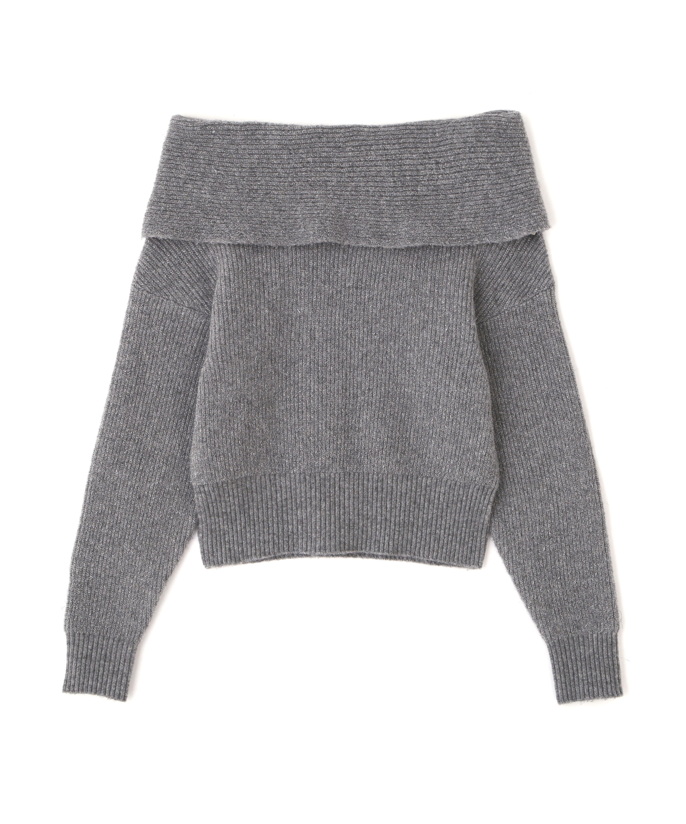 PROPORTION BODY DRESSING「ラメ入りオフショルニット」|ニット・セーター|