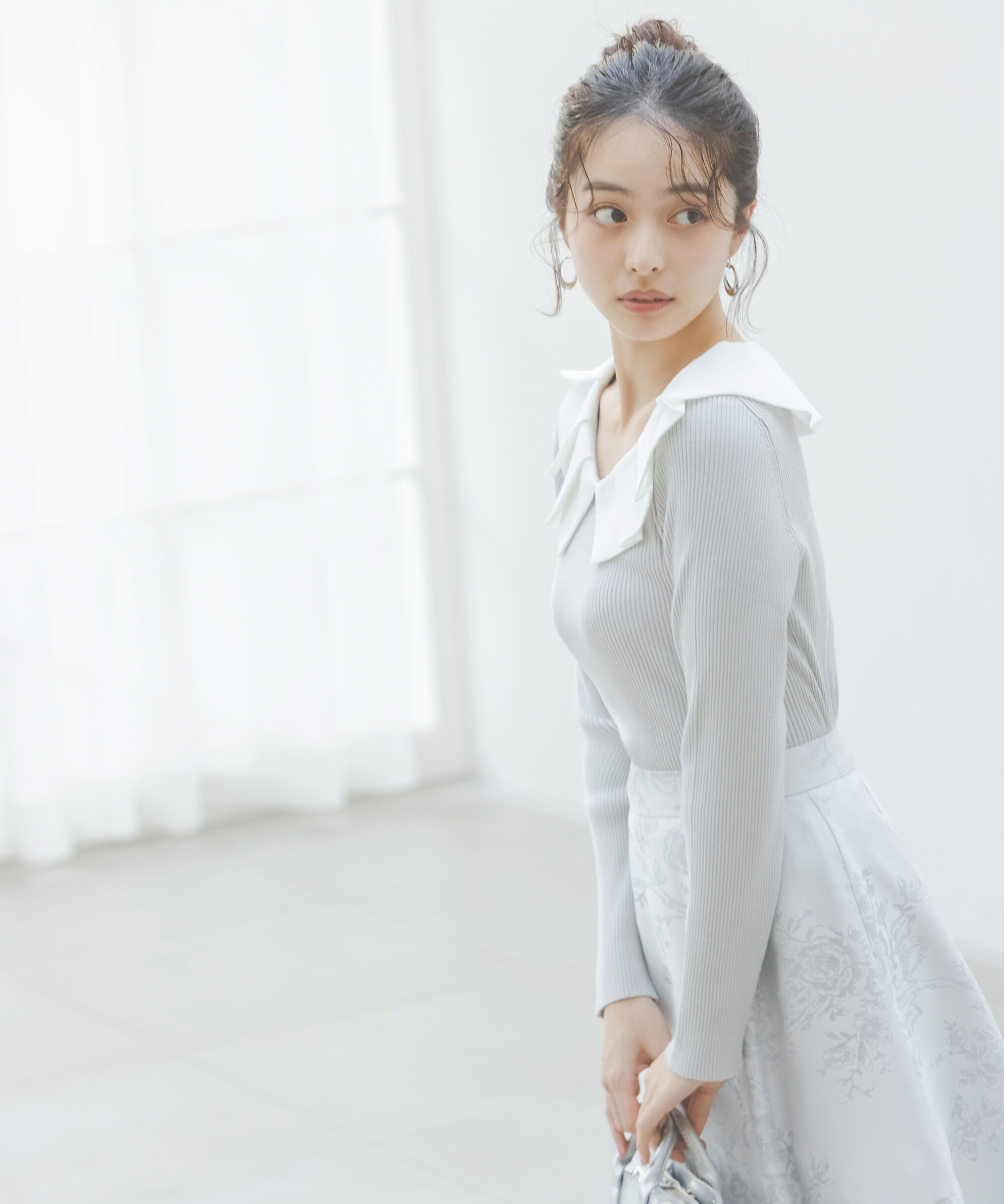 PROPORTION BODY DRESSING「ラッフルカラーニットトップス」|ニット・セーター|