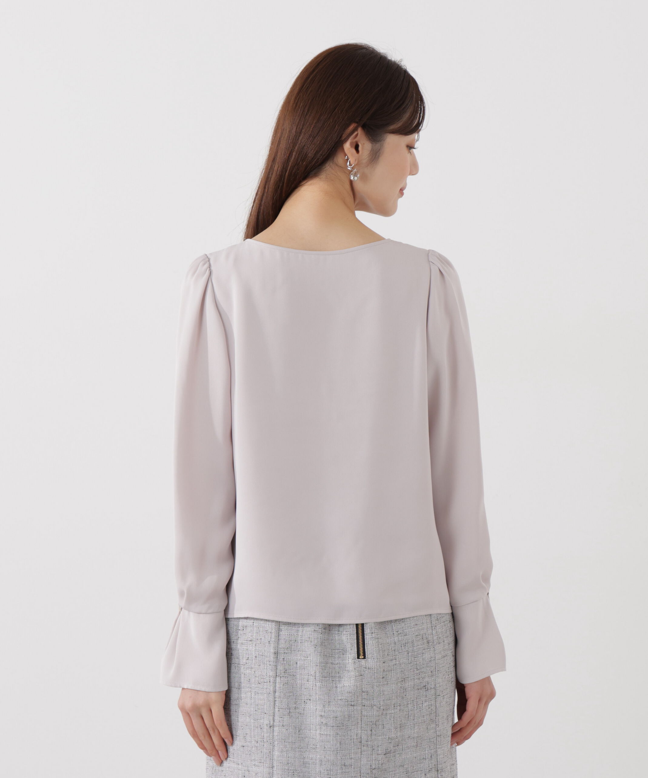 PROPORTION BODY DRESSING「＜ウォッシャブル＞ピンタックブラウス」|シャツ・ブラウス|